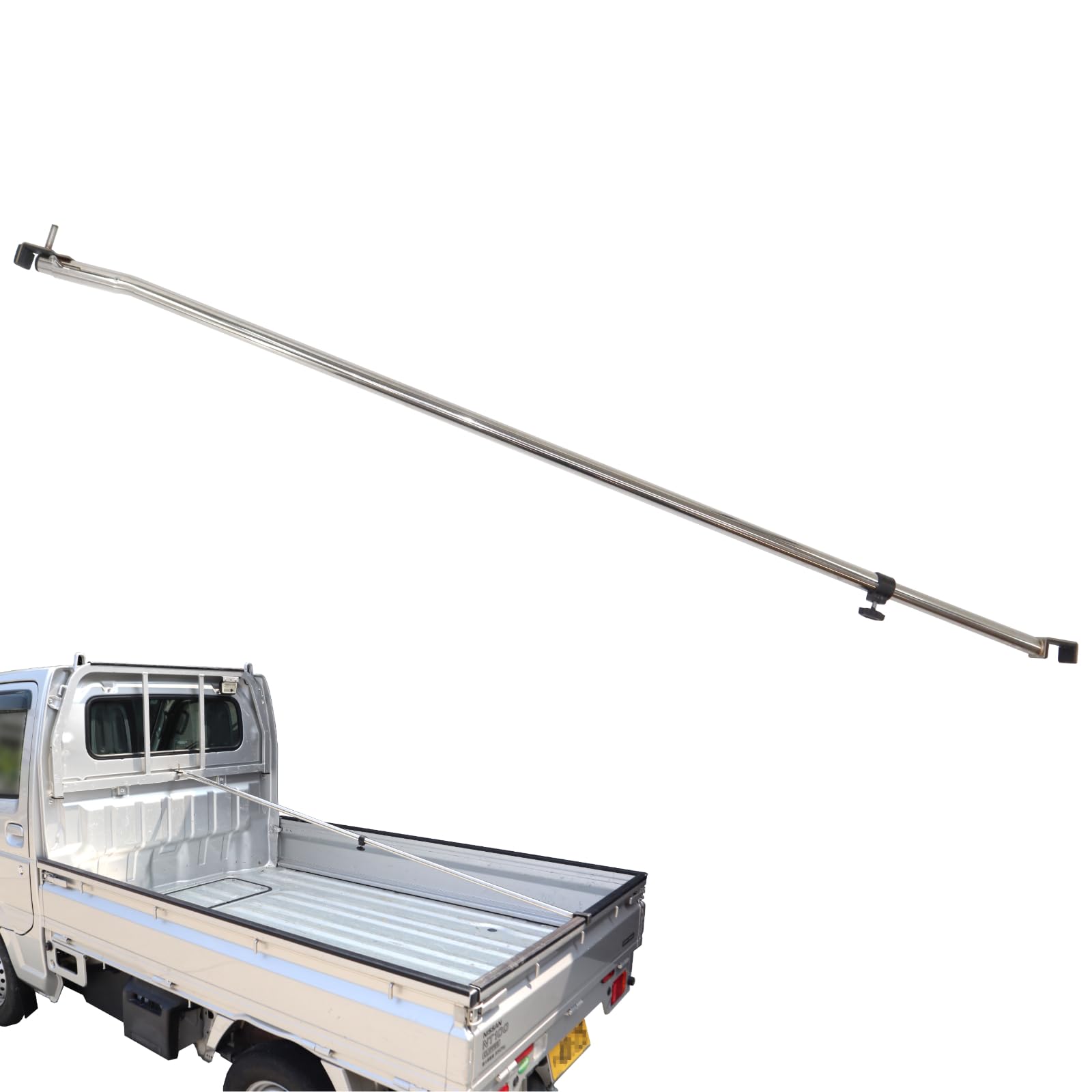 軽トラック用のステンレス荷台 Amazon | ステンレス伸縮式荷台ポール トラック荷台用伸縮突っ張り棒