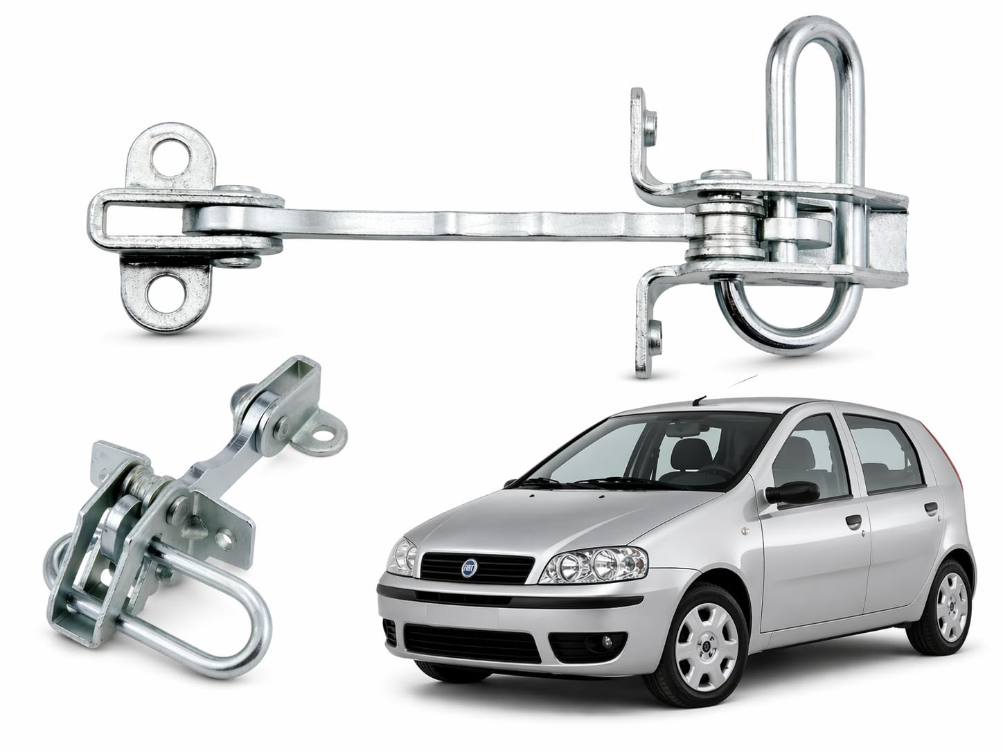 Tirante Blocco Arresto Porta Anteriore Compatibile con Fiat Punto 188 3/5 Porte, Sinistro o Destro, 1 Pezzo