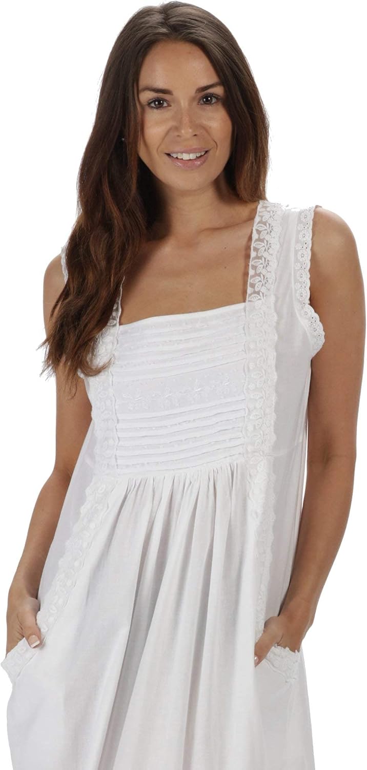 The 1 for U Nightgowns for Women - Cotton Nightgown, Rebecca 100% Cotton Gown - Image 3