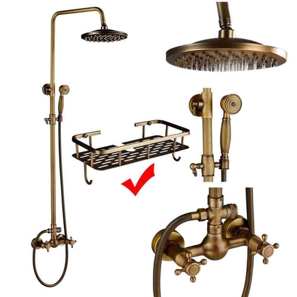 Colonne de douche en céramique style antique pour retrouver les bains d'antan
