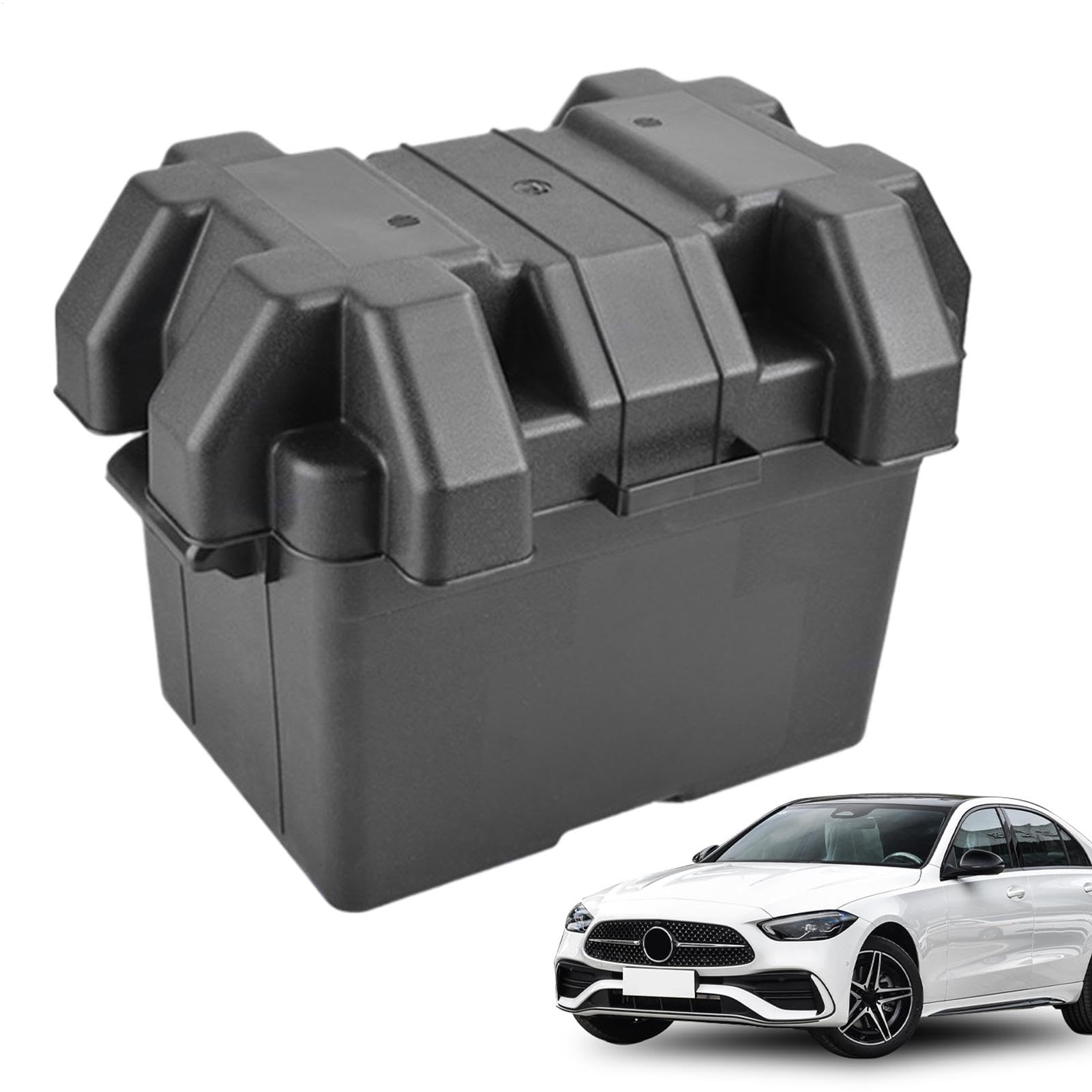 Contenitore per batterie, contenitore per batteria, contenitore per | batteria per auto, resistente, scatola per batteria marina portatile, per batteria automobilistica durevole per una