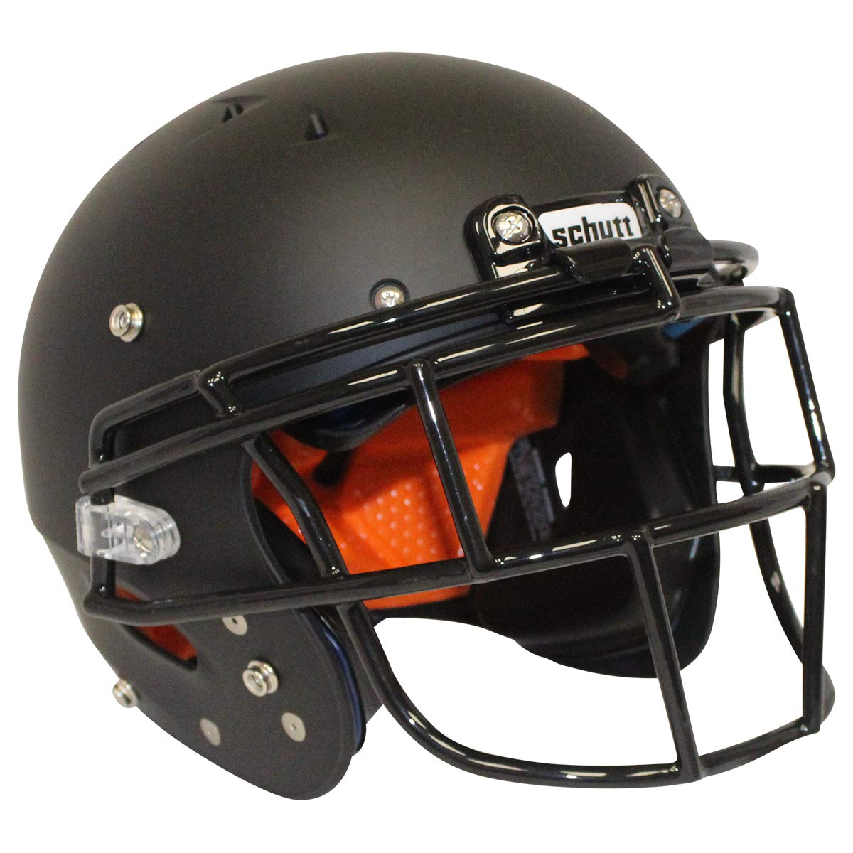 Matte Black Helmet, Black EGOP Facemask 