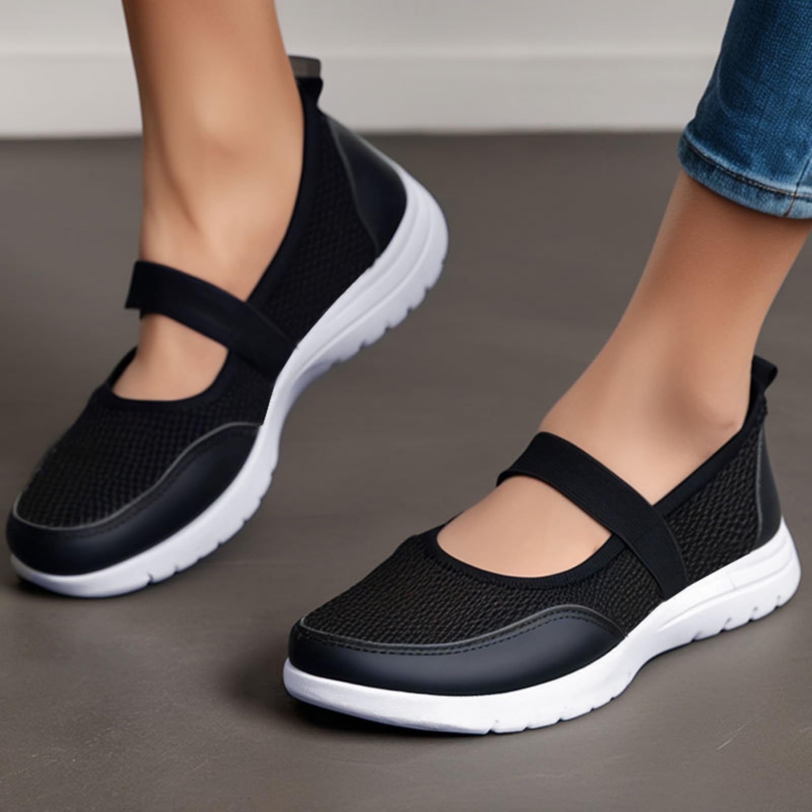 Chaussures ethniques décontractées pour femme, tendance, creuses, respirantes, talon plat, semelle souple, chaussures décontractées, léopard