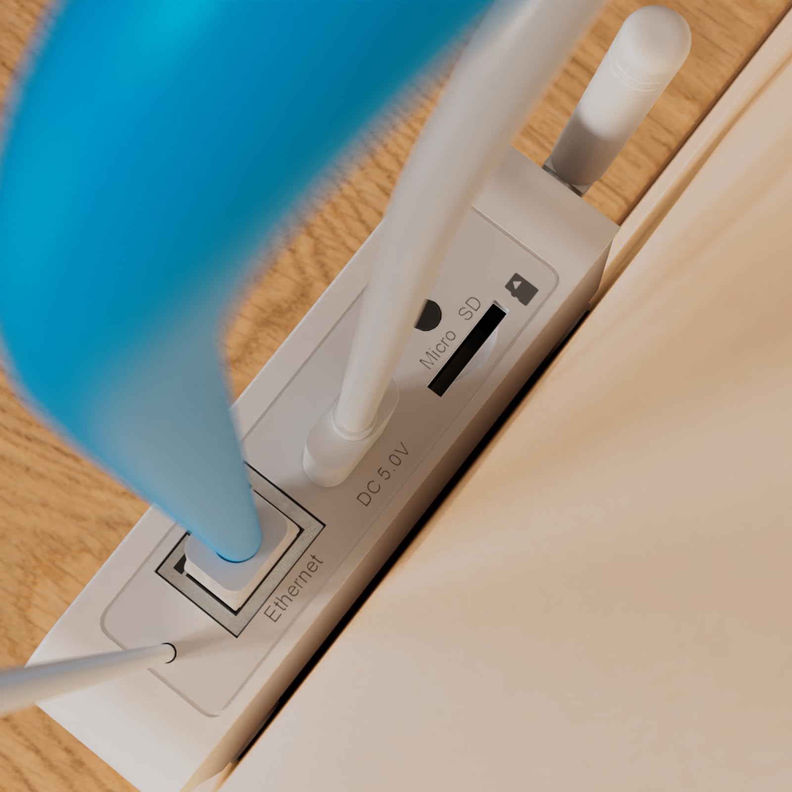 Ecowitt WIFI/Kabel-Gateway GW3000 für Wetterstationen mit Außensensor, eingebauter 3 in 1 Innen Barometer/Thermometer/Hygrometer Sensoren, Haus Ecosystem Wetterassistent mit SD-Kartenanschluss