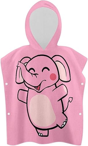 Toalla de baño infantil de elefante para niños y niñas, ducha, playa, piscina, ultra absorbente, baño, playa, suministros de natación, decoración de