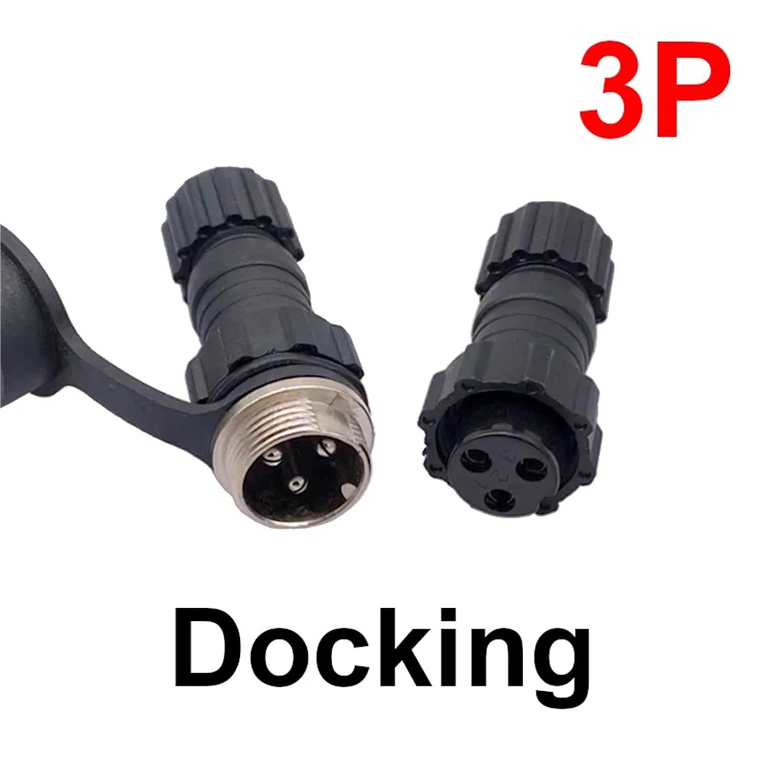 Connector GX16 Docking Back Nut Male&Female Socket 2pin3pin5pin6pin7pin8pin9pin10pin M16 1Pcs(Docking 3P)