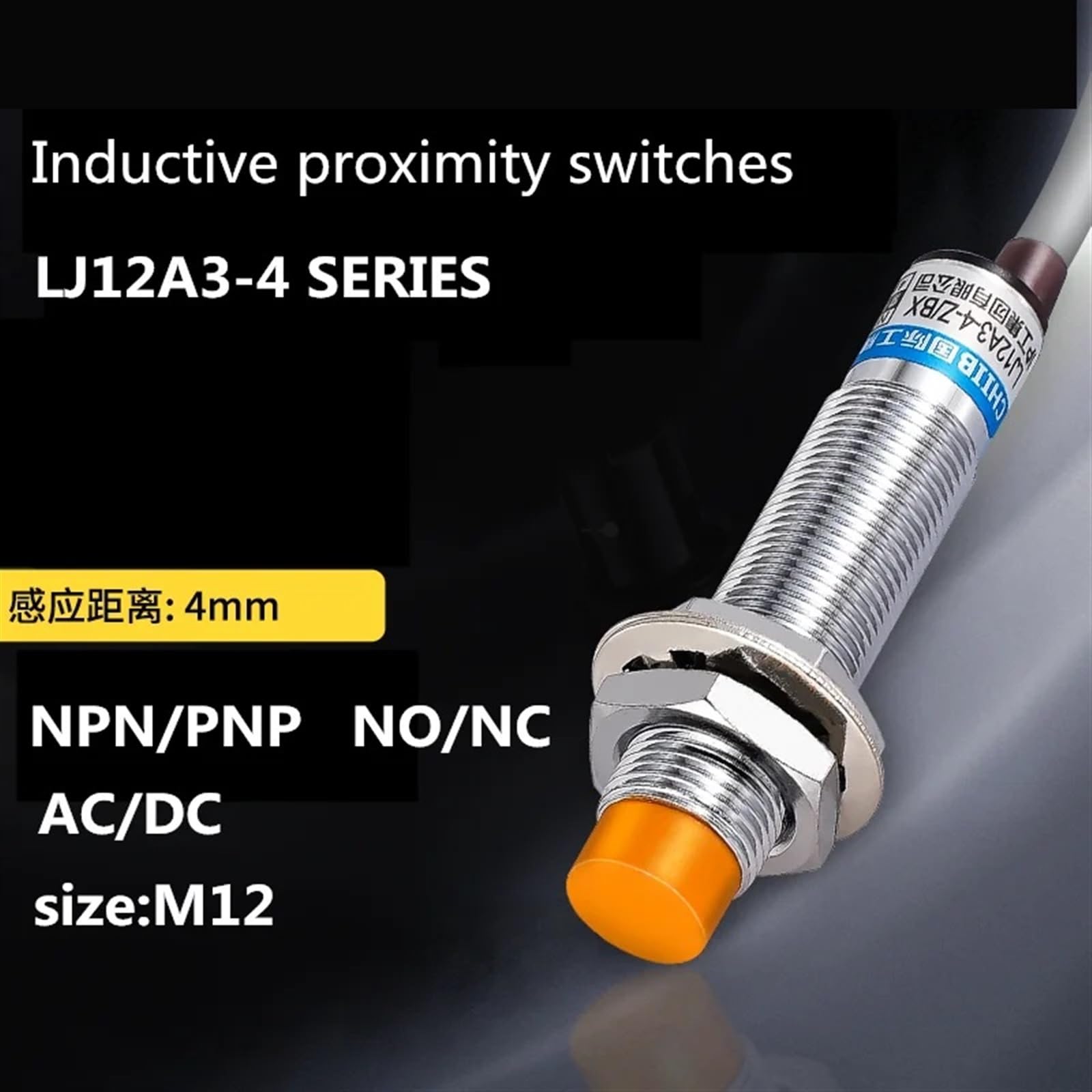 1 stücke Proximity Induktive Proximity Erkennung Schalter NPN/PNP NO/NC DC 6-36V Ansatz Sensor 12mmLJ12A3-4-Z/BX LJ12A3-4-Z/DURCH(LJ12A3-4-Z BY,5VDC)