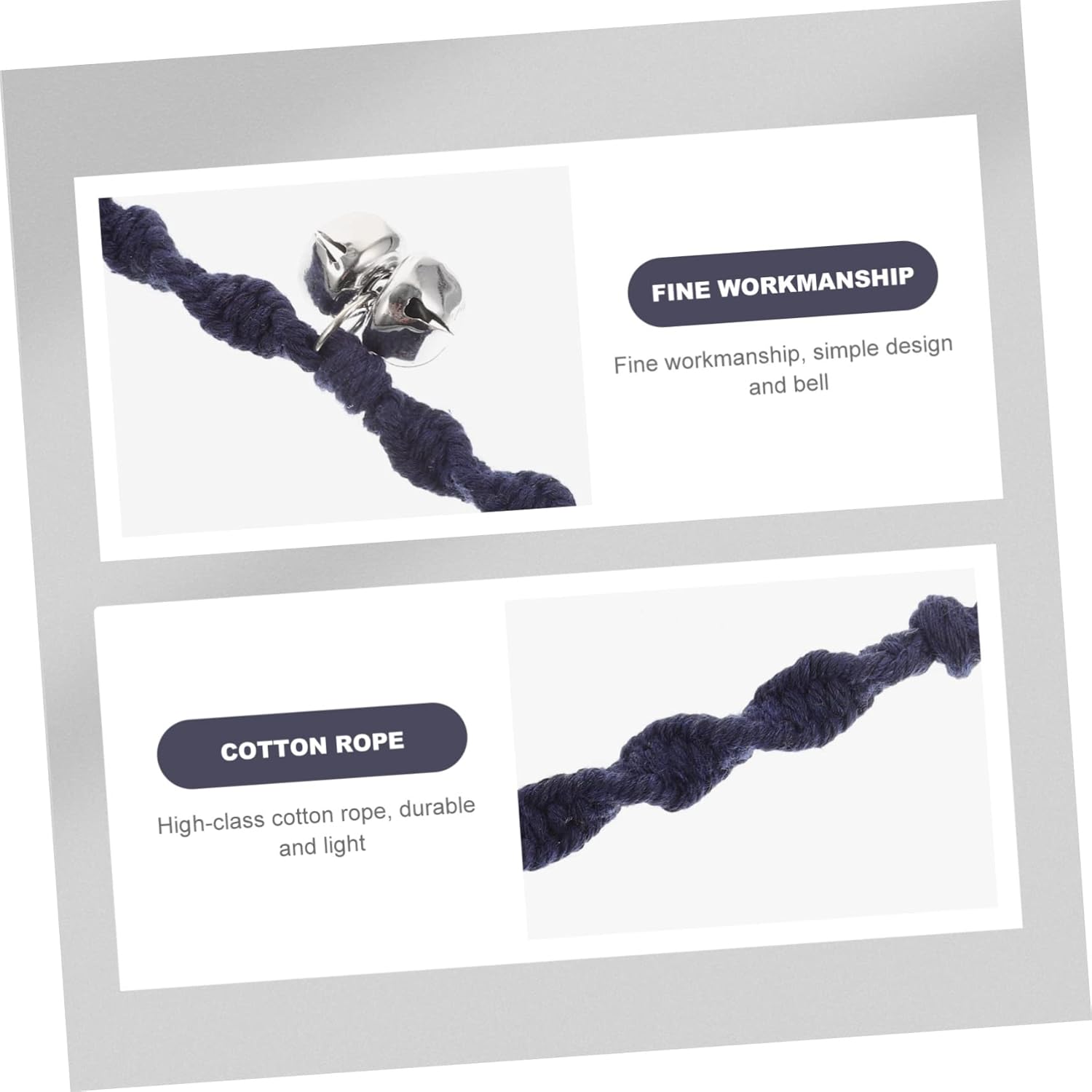 POPETPOP 5pcs Hanging Dog Door Bell Pet Accessory for Potty Training Professional Dog Doorbell Easy Signal for for Home Use Stylish Design