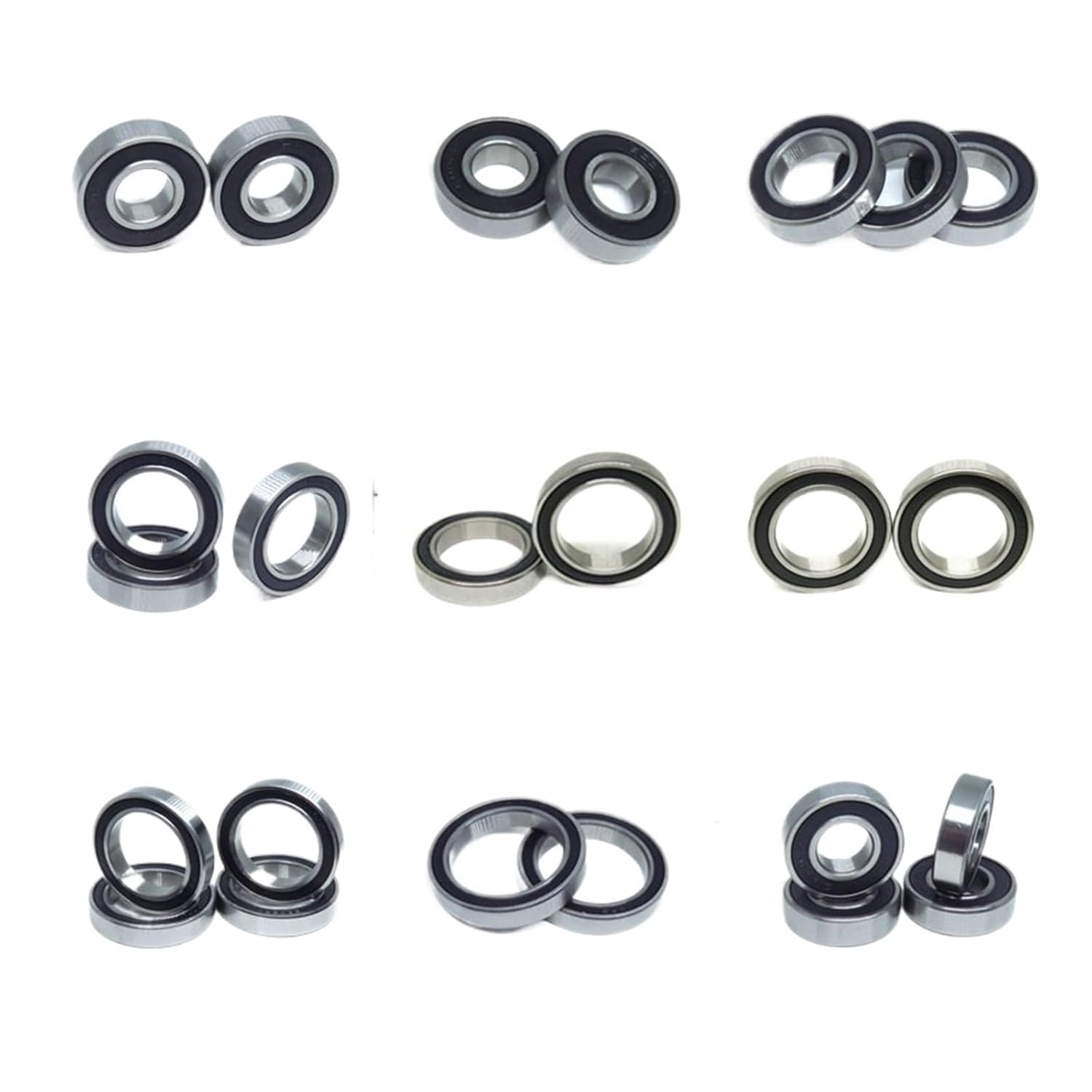 2 Pieces 6806-2RS Bearing 30x42x7 mm 6806RS 61806 2RS RS 30 * 42 7 Thin 6806 Ball Bicycle(6803-2RS 17x26x5mm)