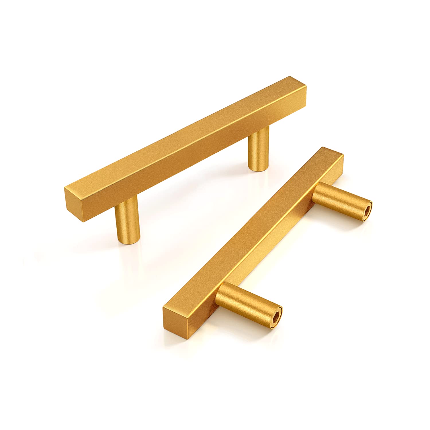 Buy 10 Pack 3'' Pulls Brass Drawer Handle Stainless Steel