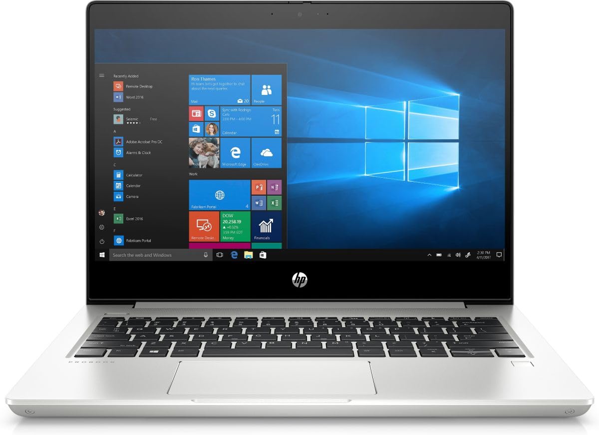HP ProBook 430 G7 Business Laptop, 13,3" HD (1366 x 768), Intel Core i3-10110U, 16GB RAM, 256GB SSD, US QWERTY Keyboard, Windows 11 Pro (ricondizionato)