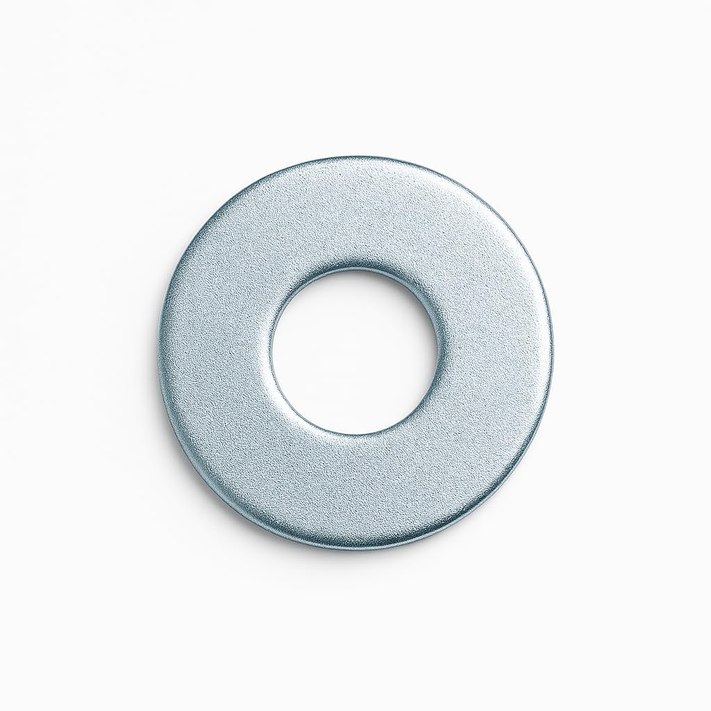 M8 Washers BZP Zinc Plated | Flat, Spring, Penny Mudguard & Shakeproof | DIN Standard | Pack of 50 100 200 500 (100, M8 Washer)