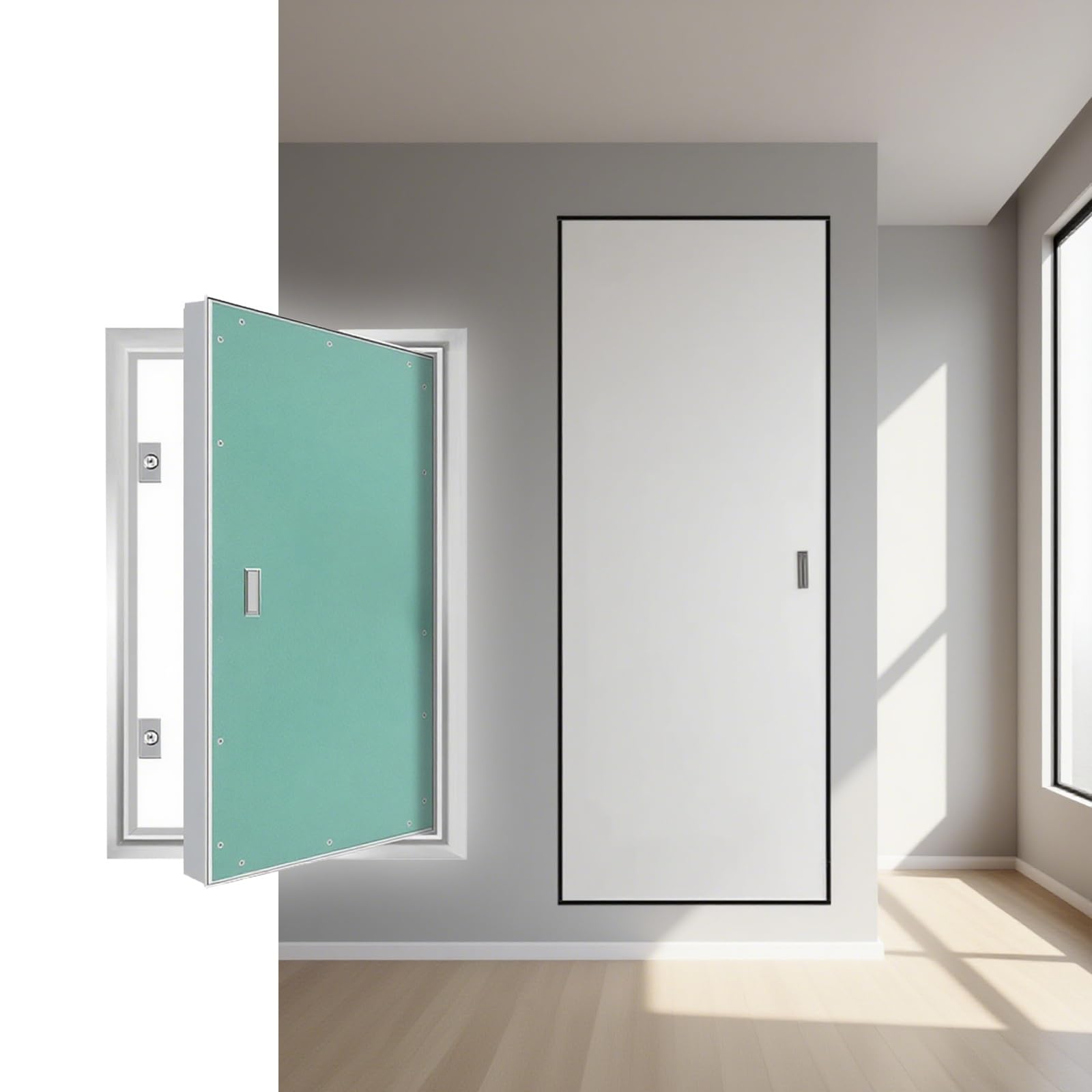 Concealed Access Panel with Handle - Durable Wall Opening Cover for Home, Garage, Attic, and Office-1pcs(300x400mm)