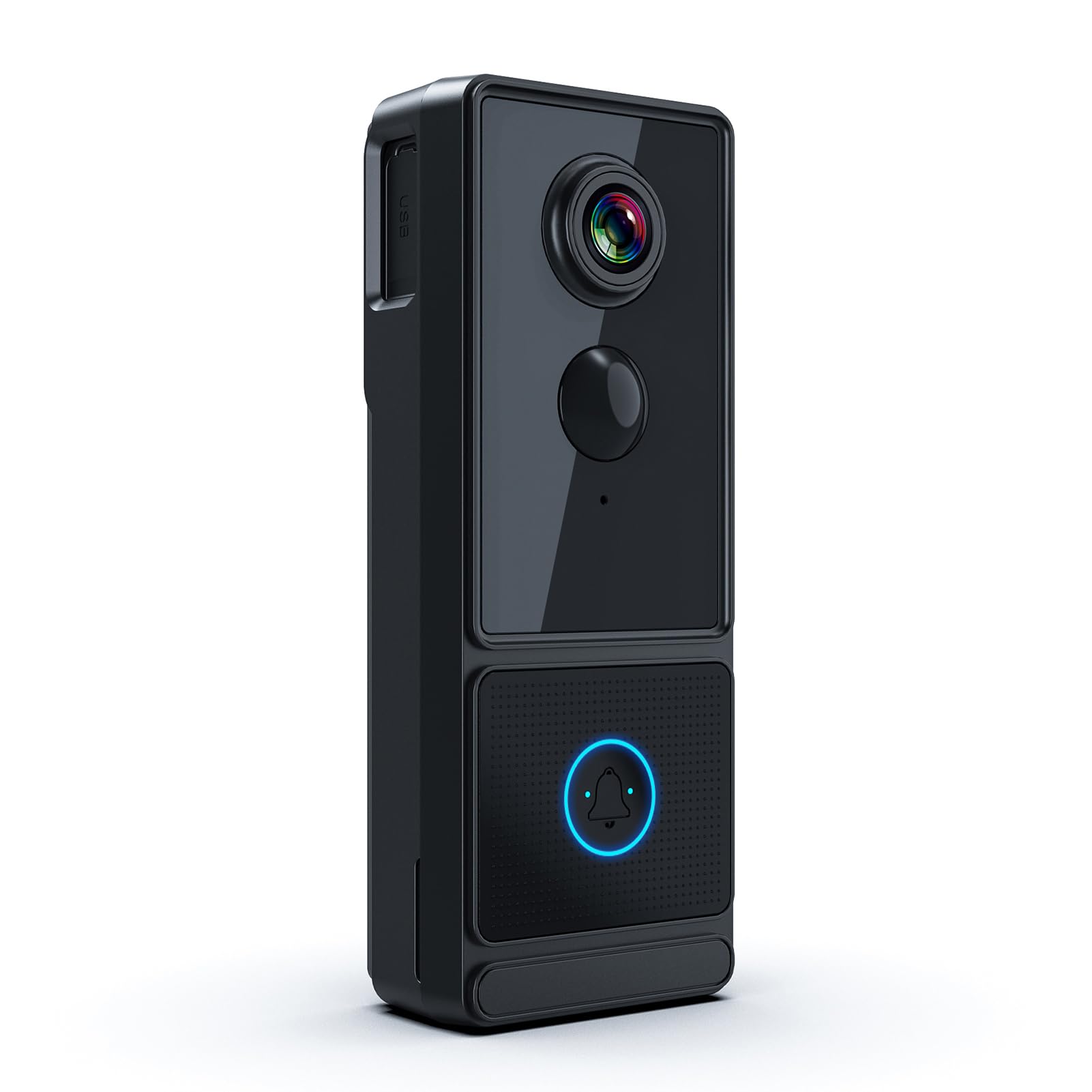 Dzwonek do drzwi kamera bezprzewodowa 2,4 G WiFi 2K 3MP HD noktowizor wideo dzwonek do drzwi z dzwonkiem PIR wykrywanie człowieka 2-drożny dźwięk przechowywanie w chmurze sterowanie aplikacją
