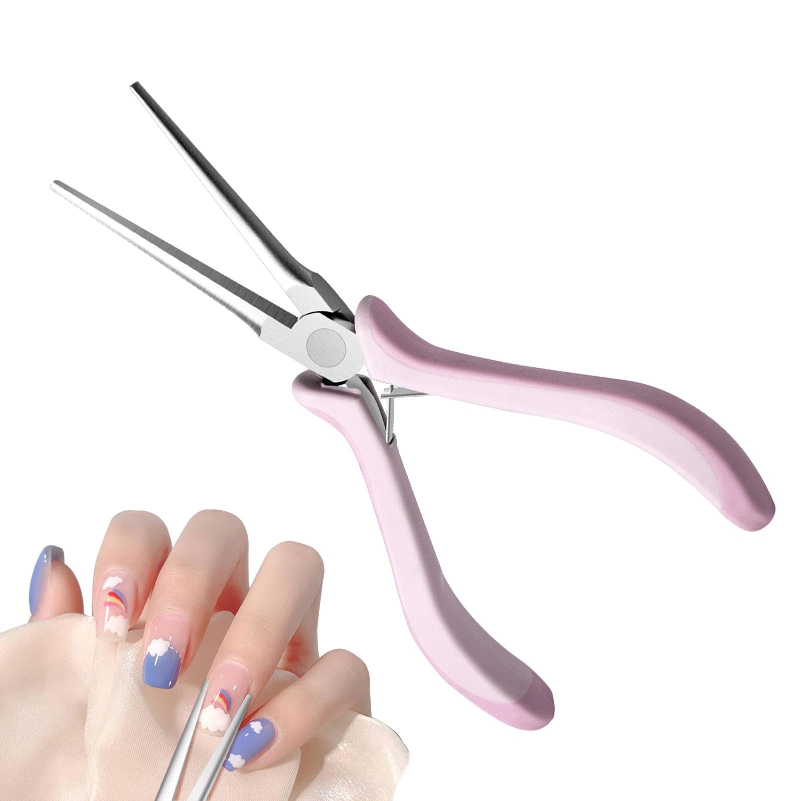 Amazon | ネイルアート用ネイルピンセット、ネイルピンセット