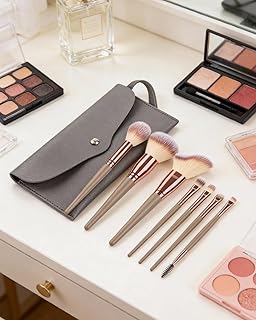 Juego de brochas de maquillaje profesional de...