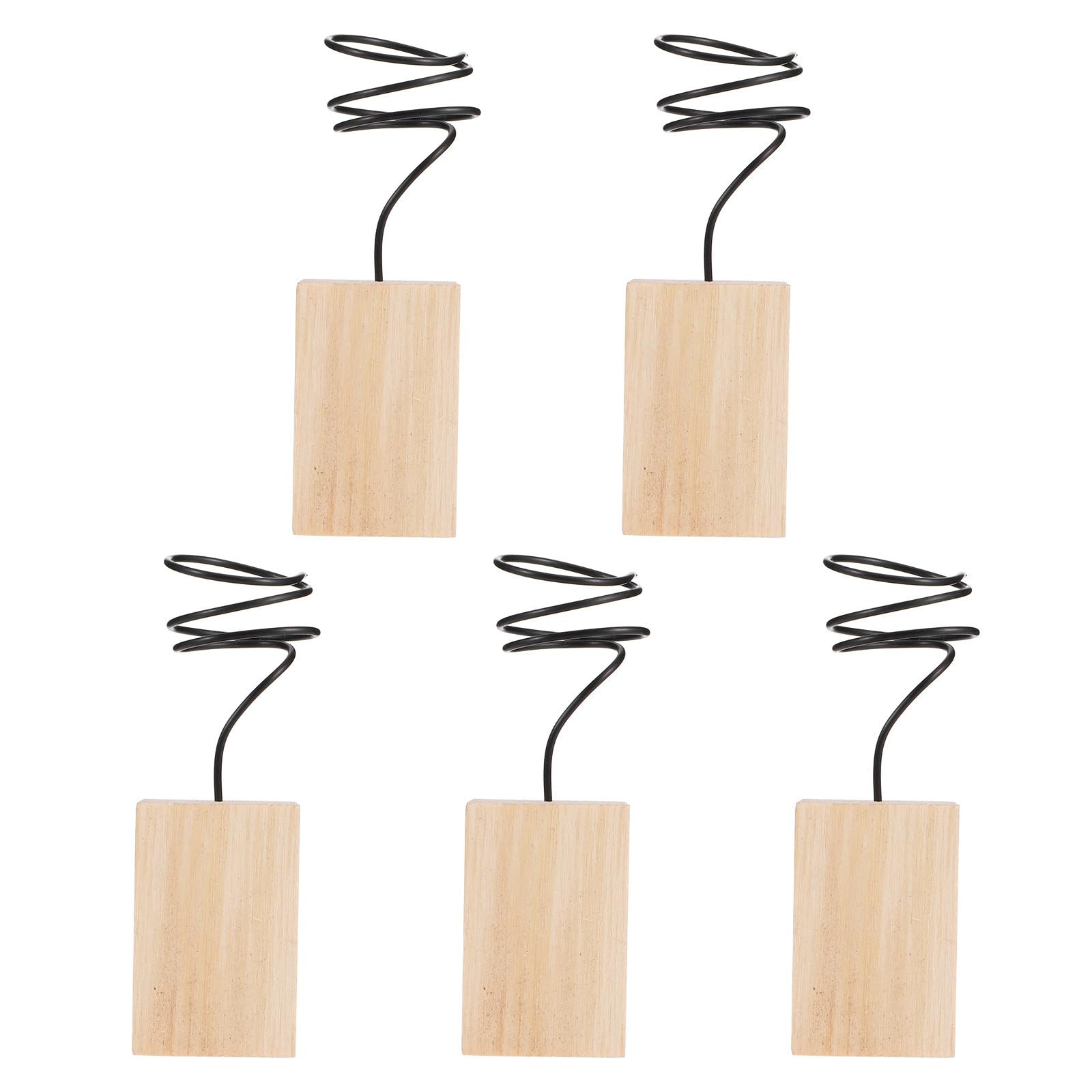 Support plante bois et métal de table, lot de 5 pour Tillandsia