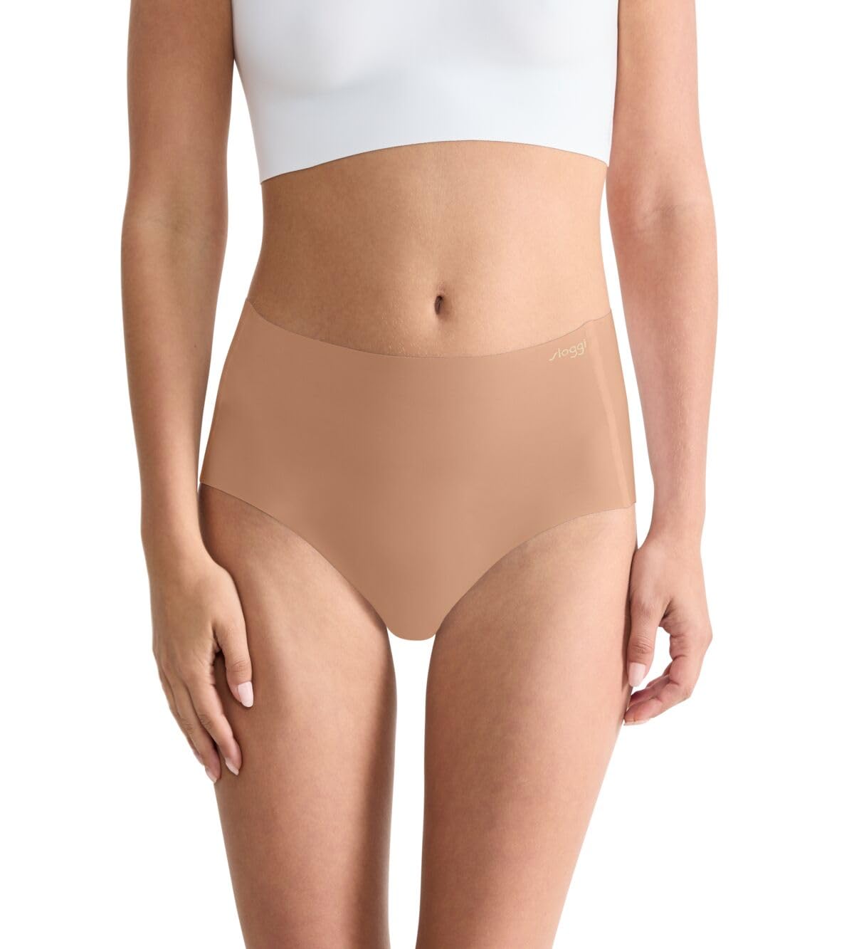 Sloggi Women's Zero Feel 2.0 High Waist C2p Briefs, Nostalgic Brown, L