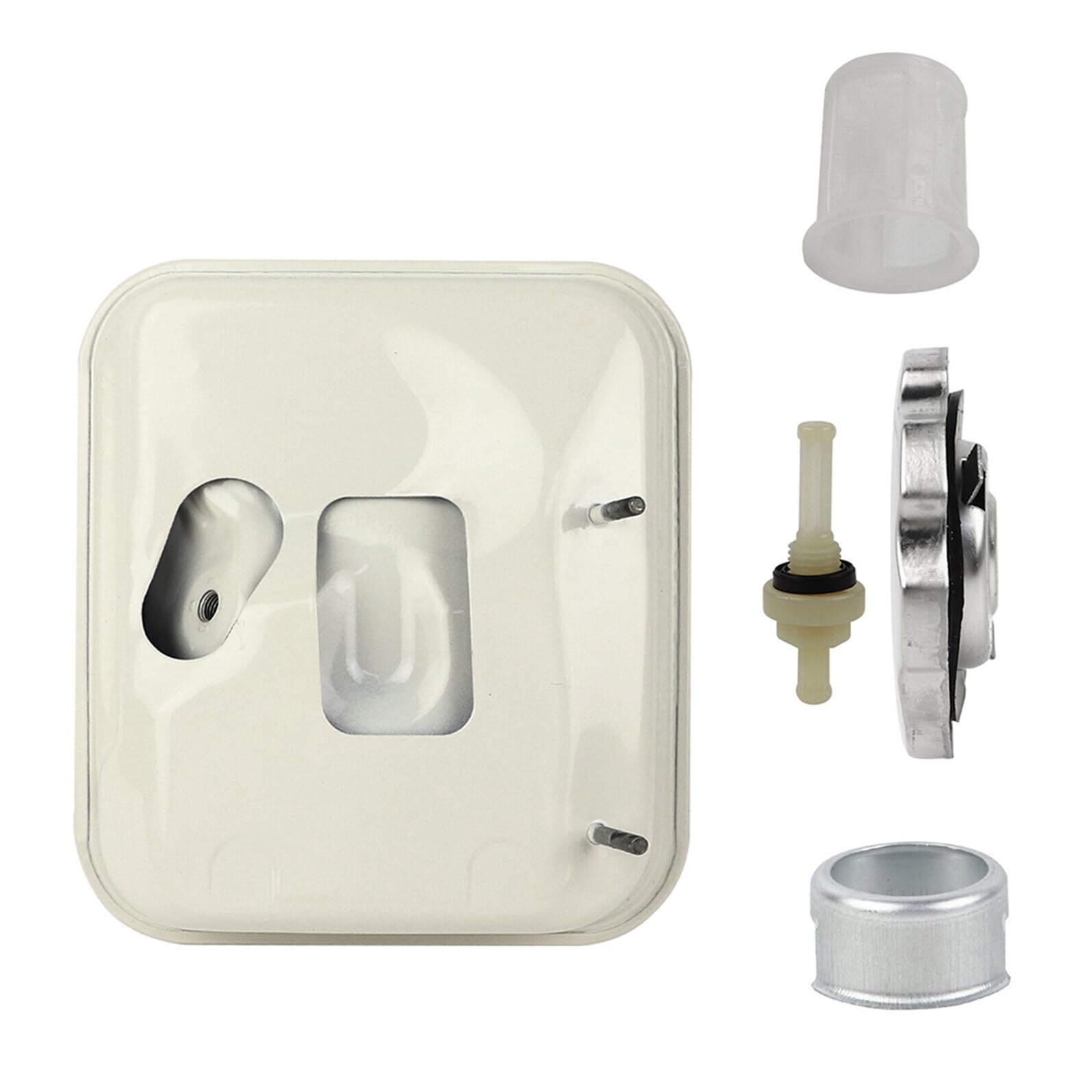 Wivplex Filtro de Tapa de Repuesto for Conjunto de Tanque de Combustible de 3L, for Piezas eléctricas de cortacésped de Motor GX140 GX160 GX200 Tapa del Tanque de Aceite de la cortadora de césped