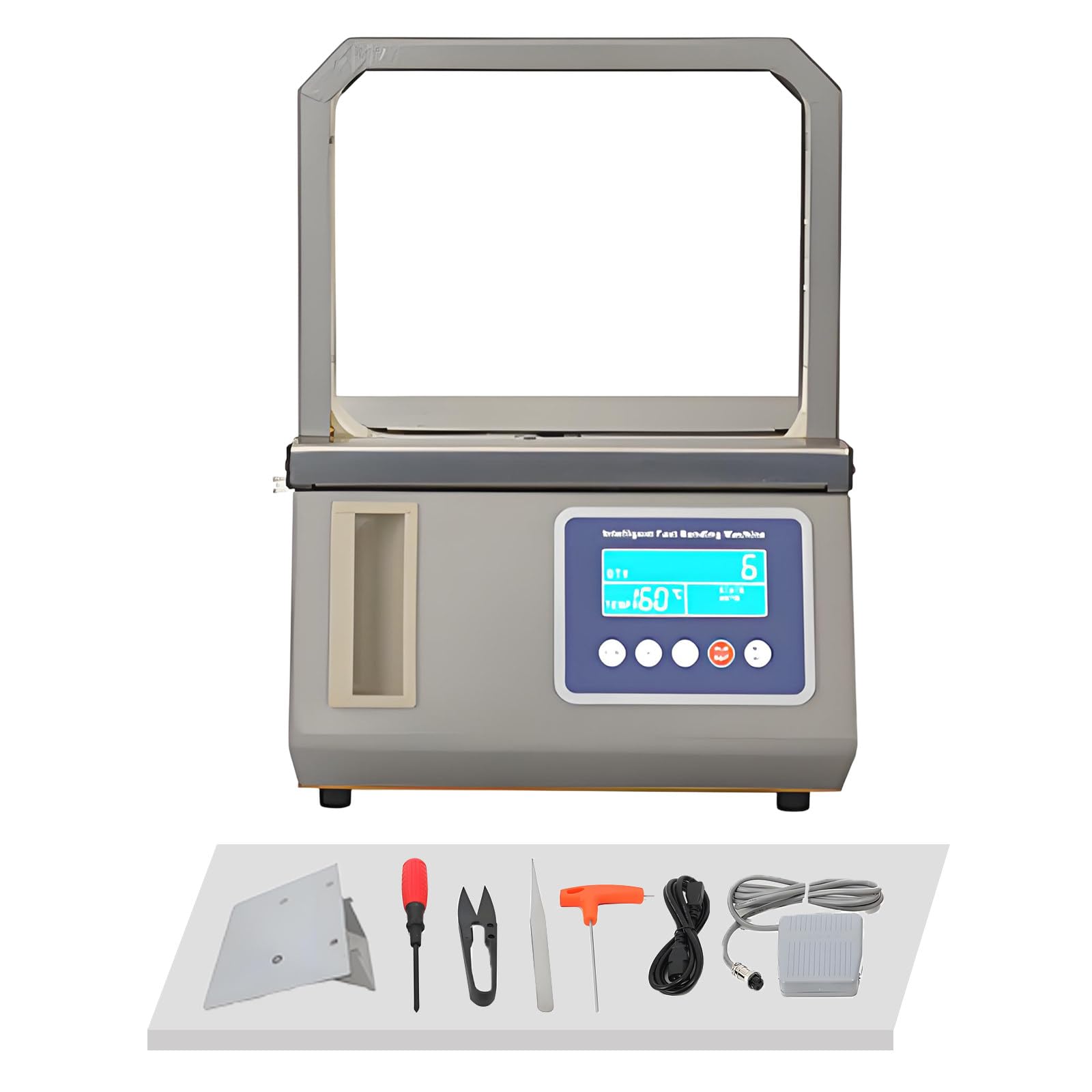 Machine de cerclage de table automatique électrique pour reliure de papier et emballage industriel