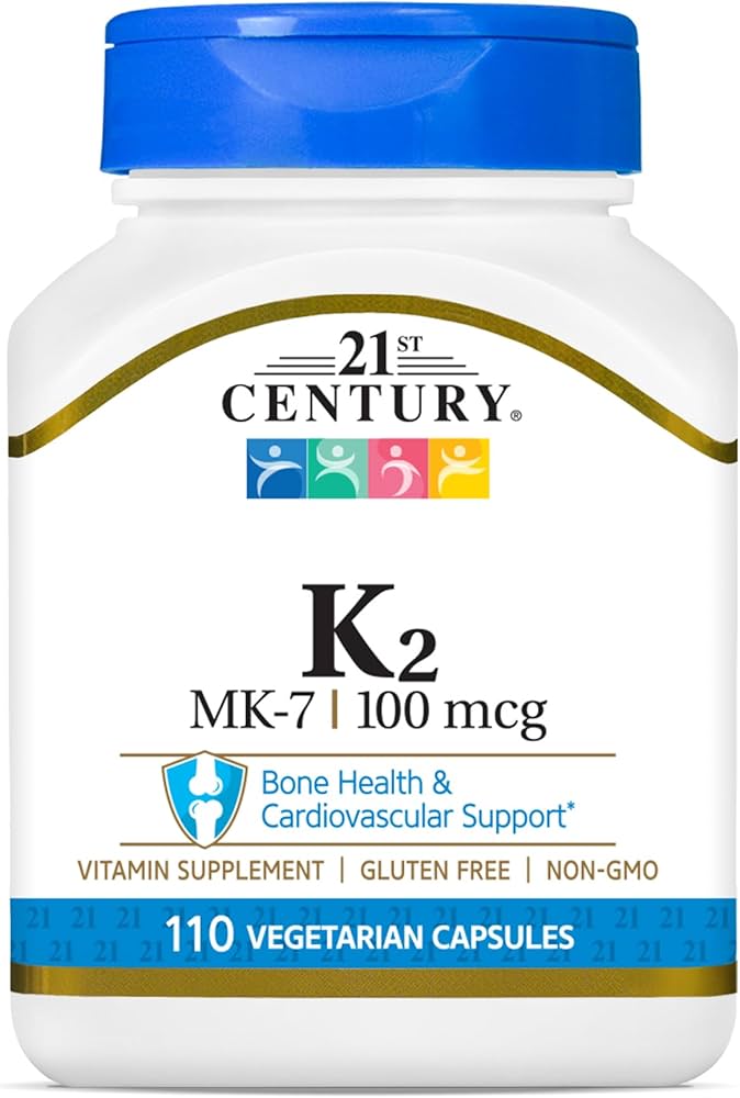 Amazon.com: 21st Century Healthcare Vitamin K2 (MK-7) 100 mg
