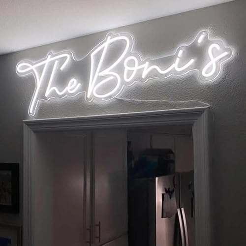 Miniatura 4 de Letrero de neón personalizado para decoración de pared, letrero de luz LED personalizado para dormitorio, pared, boda, Navidad, fiesta de