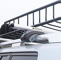 Vista 3 de Stay There - Barras transversales de techo de aluminio aerodinámico de 56" universales, ajustables, con capacidad de carga de 200 lbs