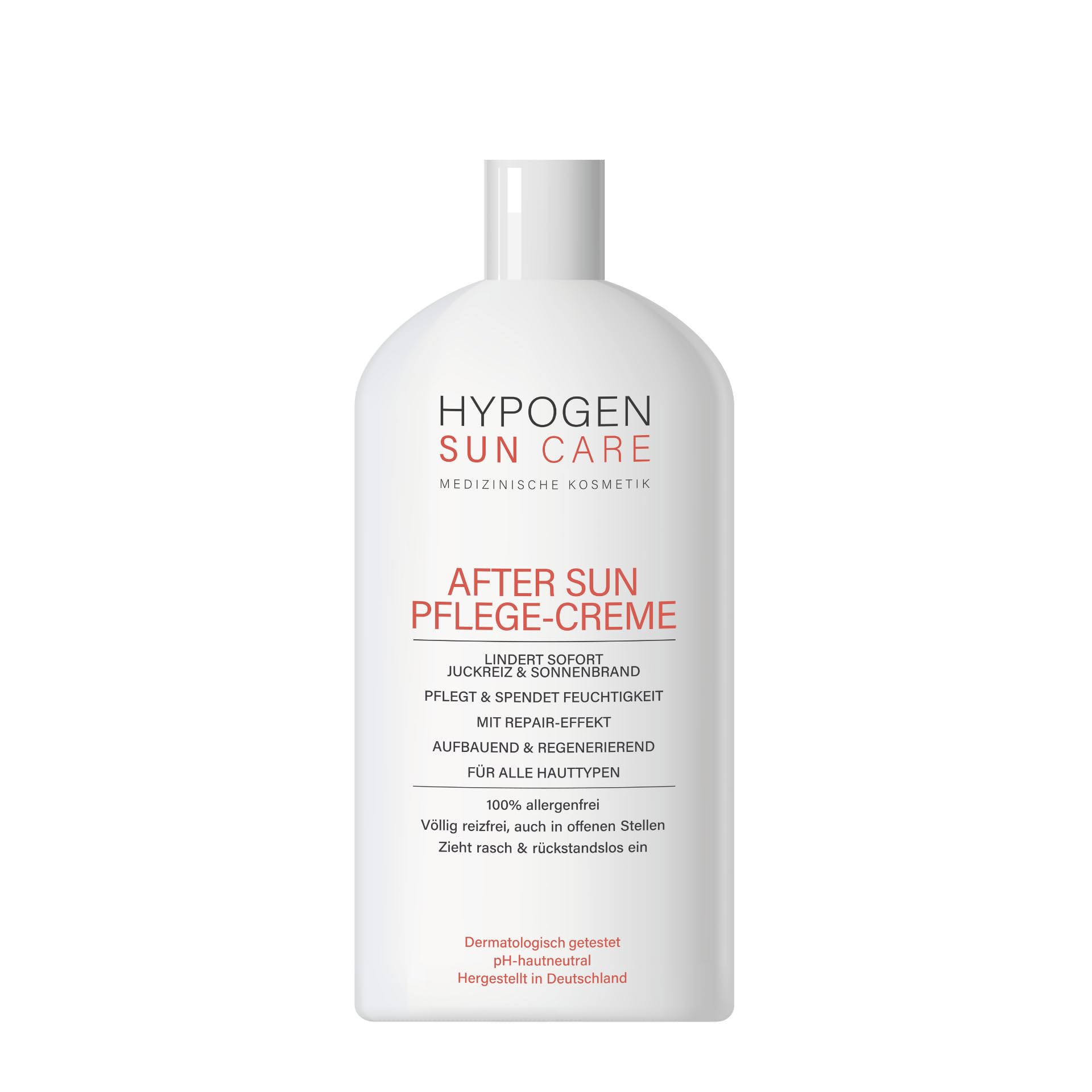 Crème de soin après-soleil - Pour les peaux exposées au soleil - Idéale pour les personnes allergiques et les peaux sensibles - Effet régénérant