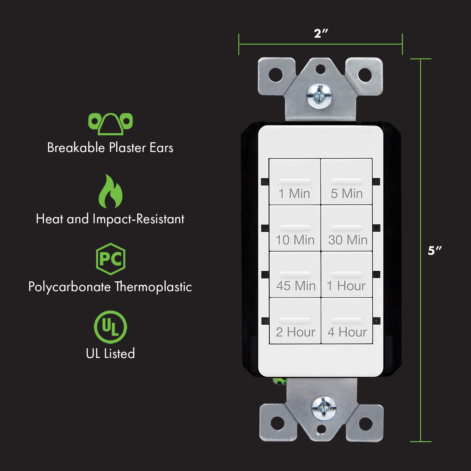 Bеѕt Quаlіtу 🔥 TOPGREENER Wall Countdown Timer Switch, 1-5-10-30-45 min, 1-2-4 Hour Delay Times, Light Switch Timer, 600W LED, 1/2Hp, Neutral Wire Required, UL Listed, TGT08-4, 4-Pack Crаzу Clеаrаnсе TOPGREENER Wall Countdown Timer Switch, 1-5-10-30-45 min, 1-2-4 Hour Delay Times, Light Switch Timer, 600W LED, 1/2Hp, Neutral Wire Required, UL Listed, TGT08-4, 4-Pack