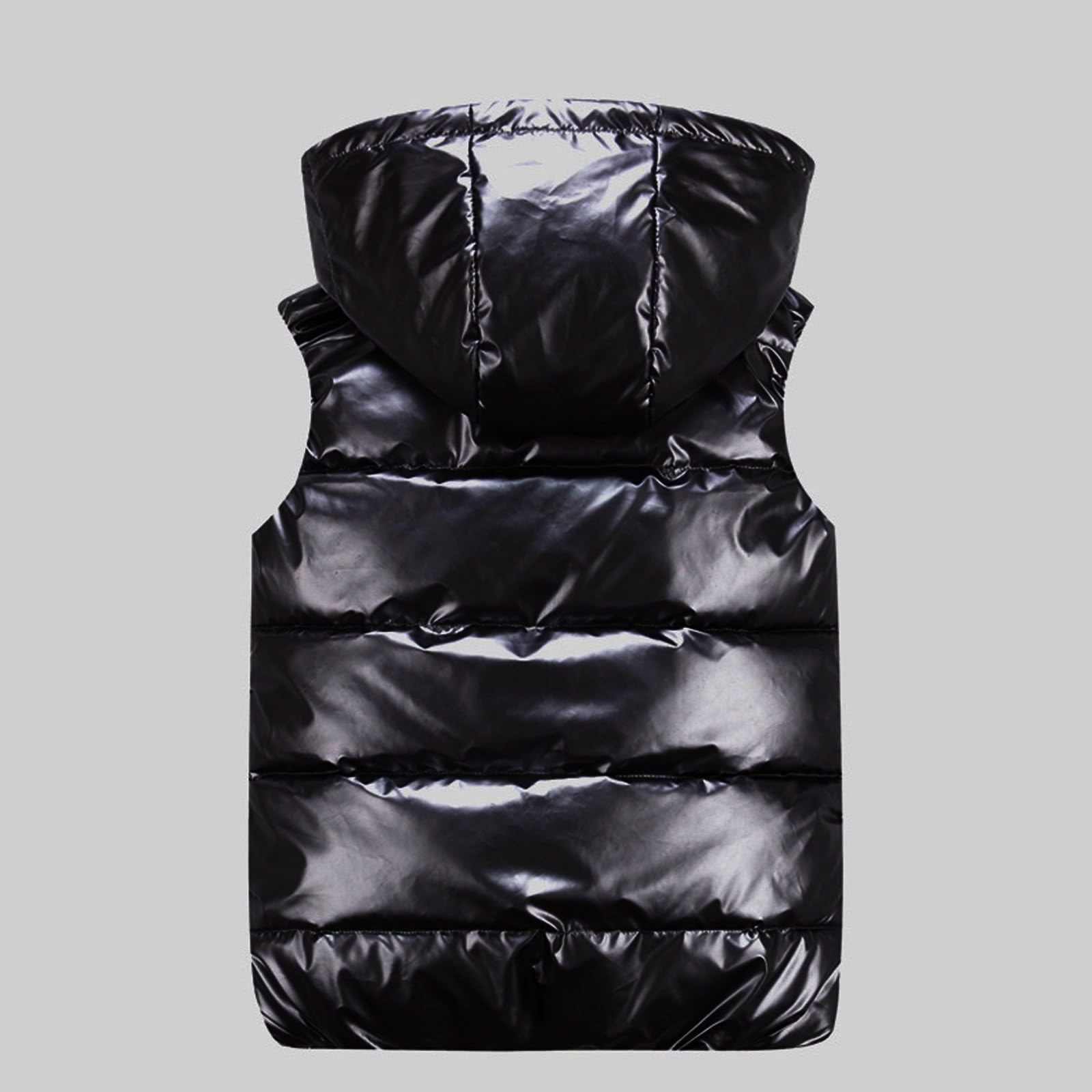 Générique Veste sans manches femme composite solide à fermeture éclair poche extérieur automne-hiver vêtement d’extérieur coupe-vent décontracté