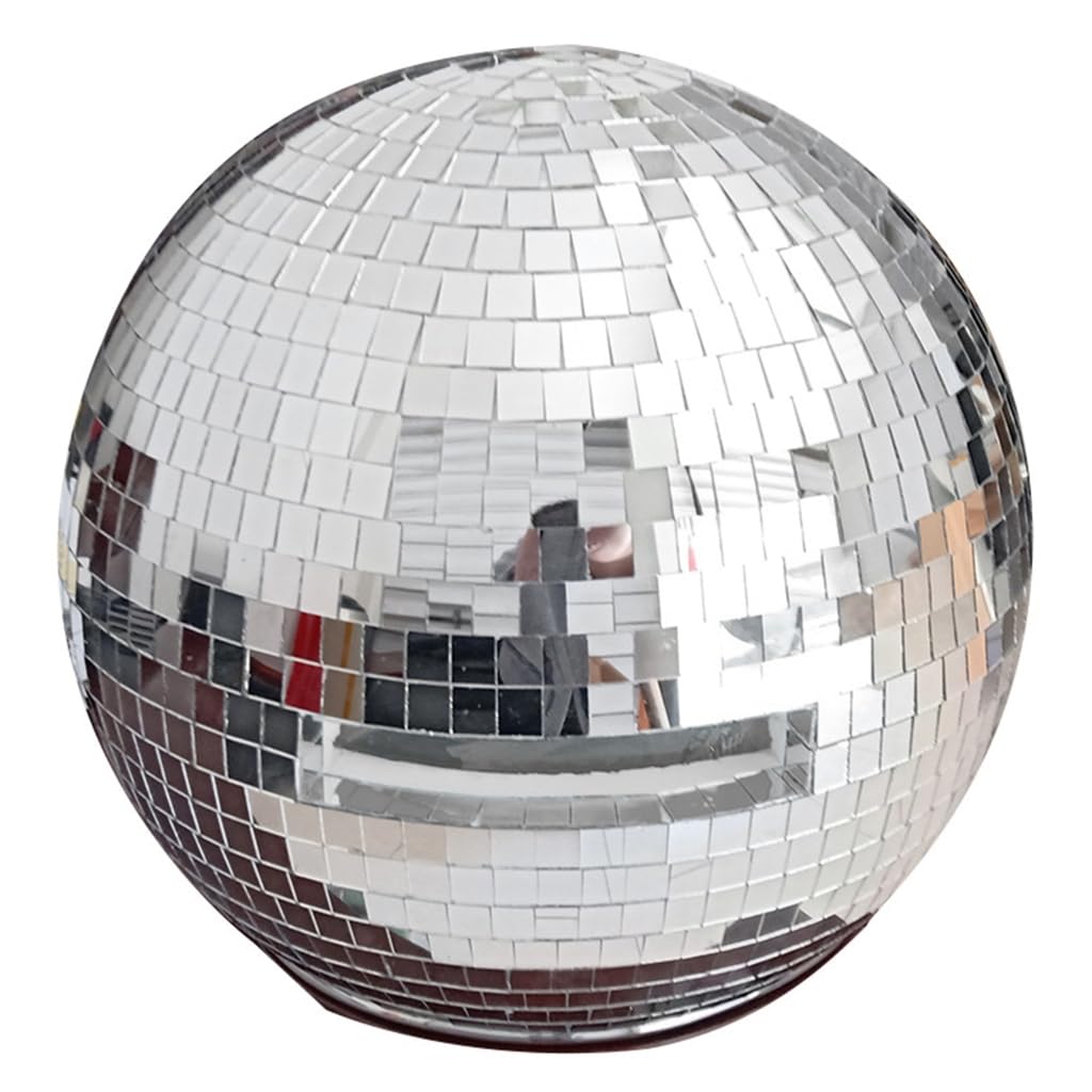 Casque de boule discothèque en verre réfléchissant pour fêtes de danse