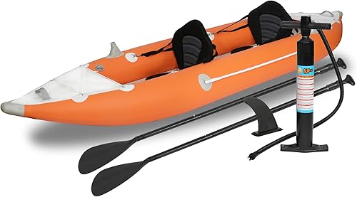 LUCKWIND Kayak, Inflatable Kayak for 12 Person with Paddles, Pump and Kayak Accessories, Inflatable Tandem Kayak