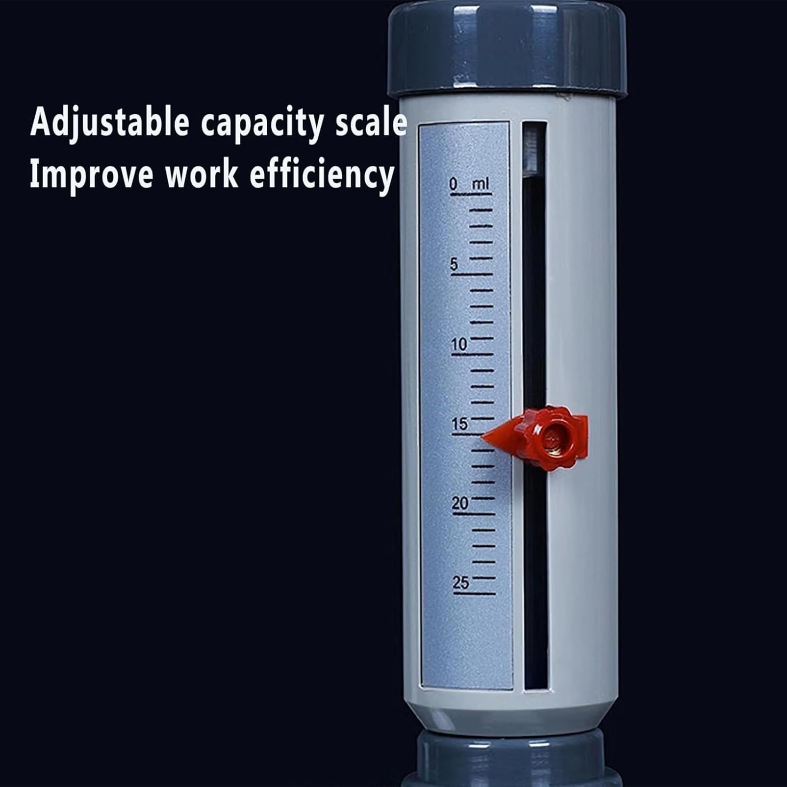 Verstellbare Laborpipetten, 0–25 Ml Flaschenaufsatzspender, Automatische Mikropipette Mit Einstellbarer Kapazitätsskala, Sicheres, Reibungsloses Pipettieren, Für Säure, Base, Reagenz