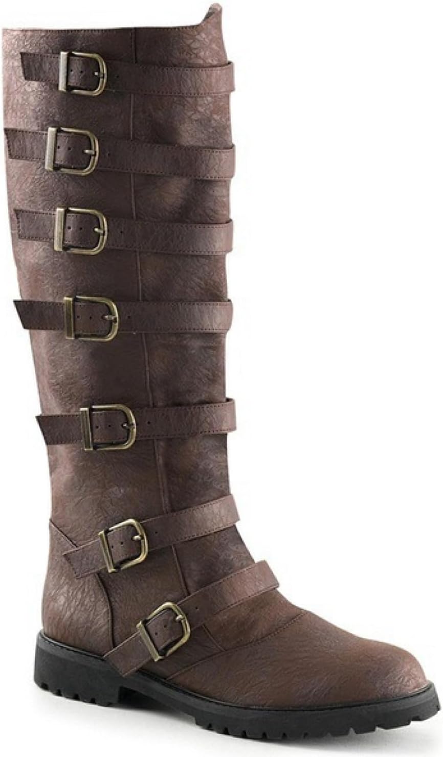 Medieval Pirate Boots Western Cowboy Boots Men's Renaissance Boots,Steampunk Boots,Riding Costume PU Leather Boot Cosplay Shoes Accessories