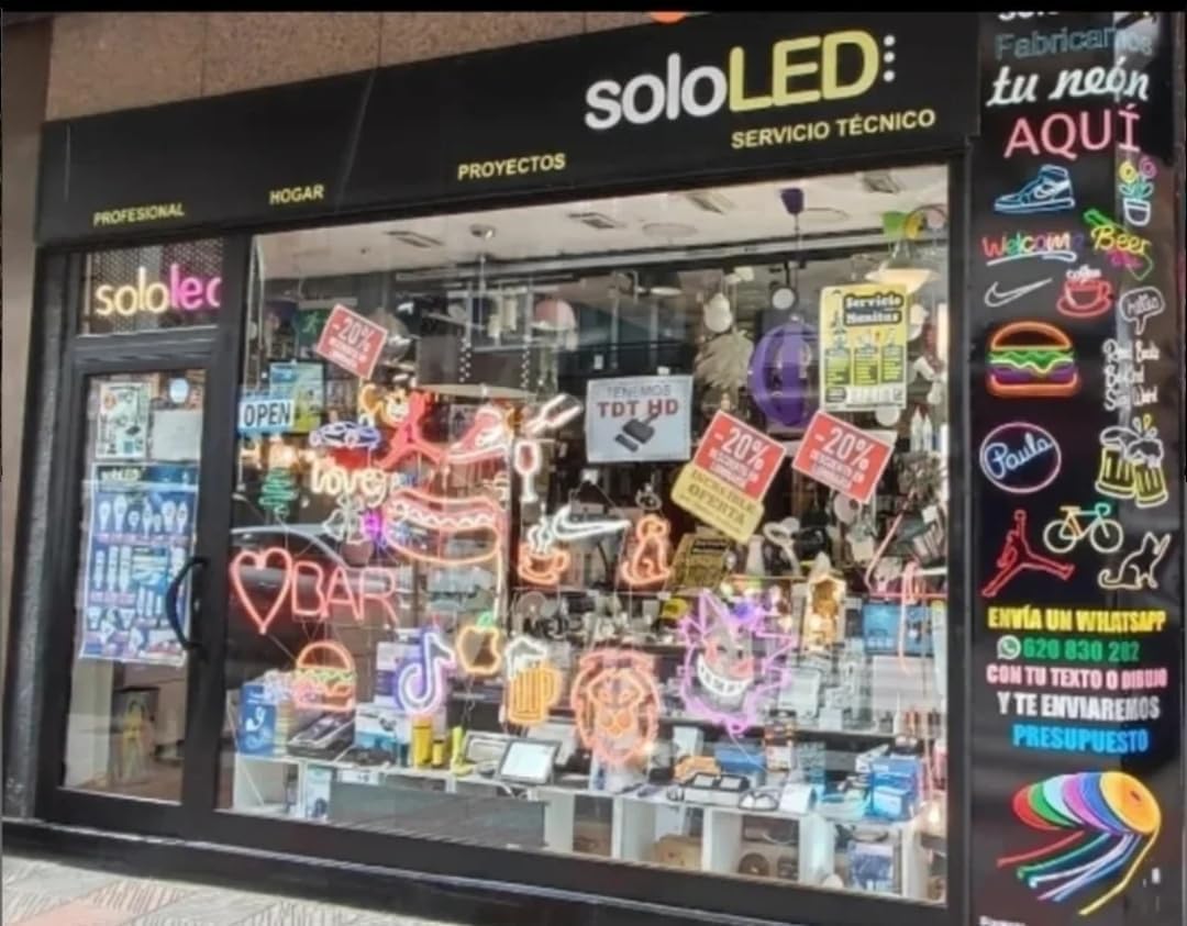 Cartel Luminoso de Neón ROCK Decoración de Pared con Siluetas de Banda de Rock, LED Multicolor, Panel Negro
