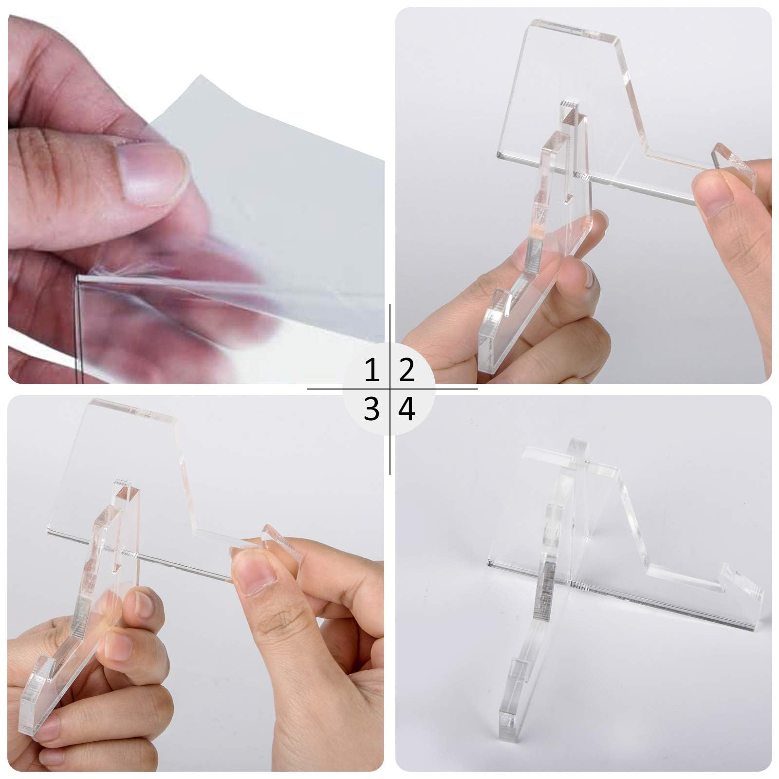 Supporto Espositore Acrilico Cityjoy Per Piatti - Regalo Per Collezionisti