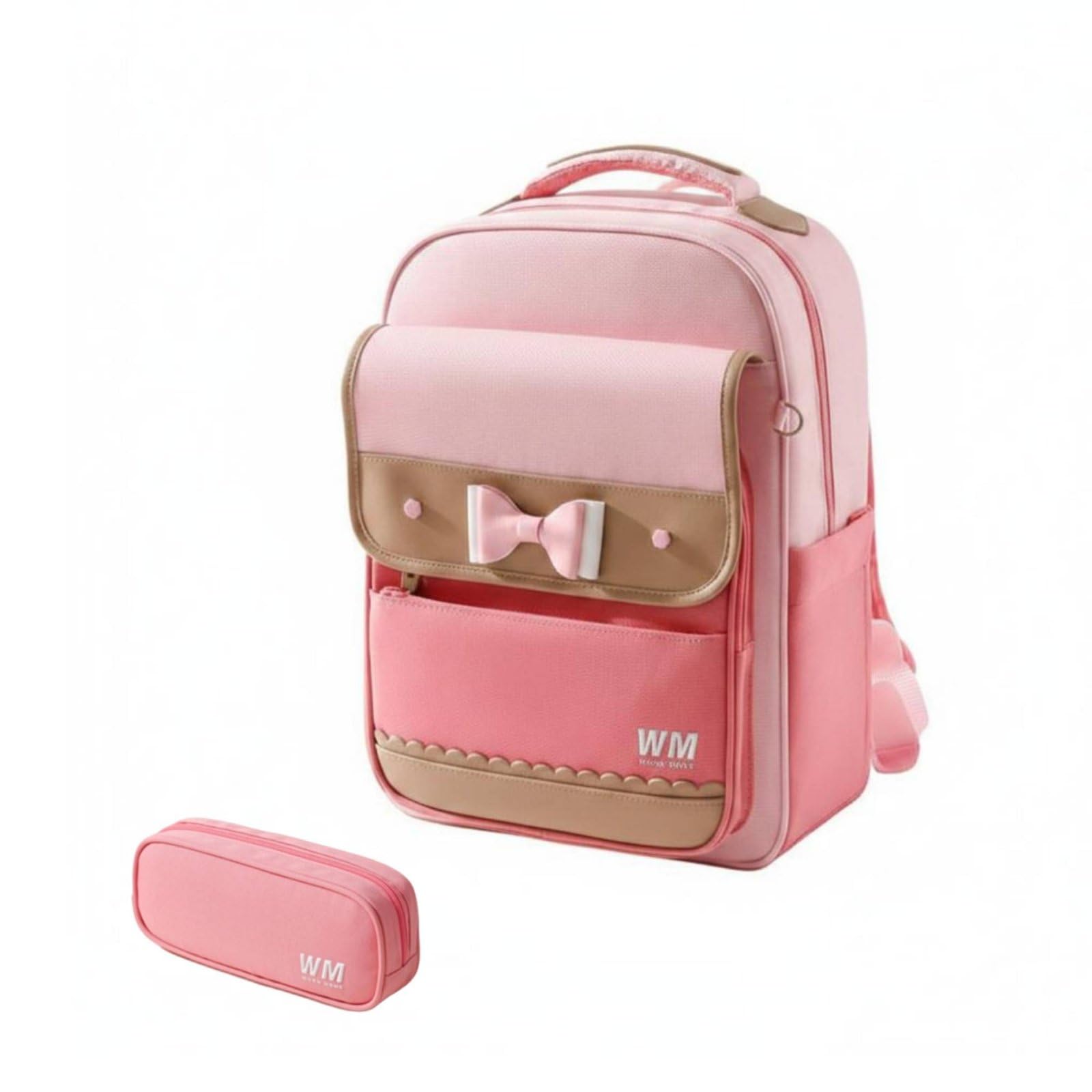 Mochila Ergonómica Infantil muy Ligera Mochila Ligera Escolar Impermeable Artículo de Carga para Niños, Niñas, Clases, Array, Rosa Pequeño, Pequeño 1-4 Grado