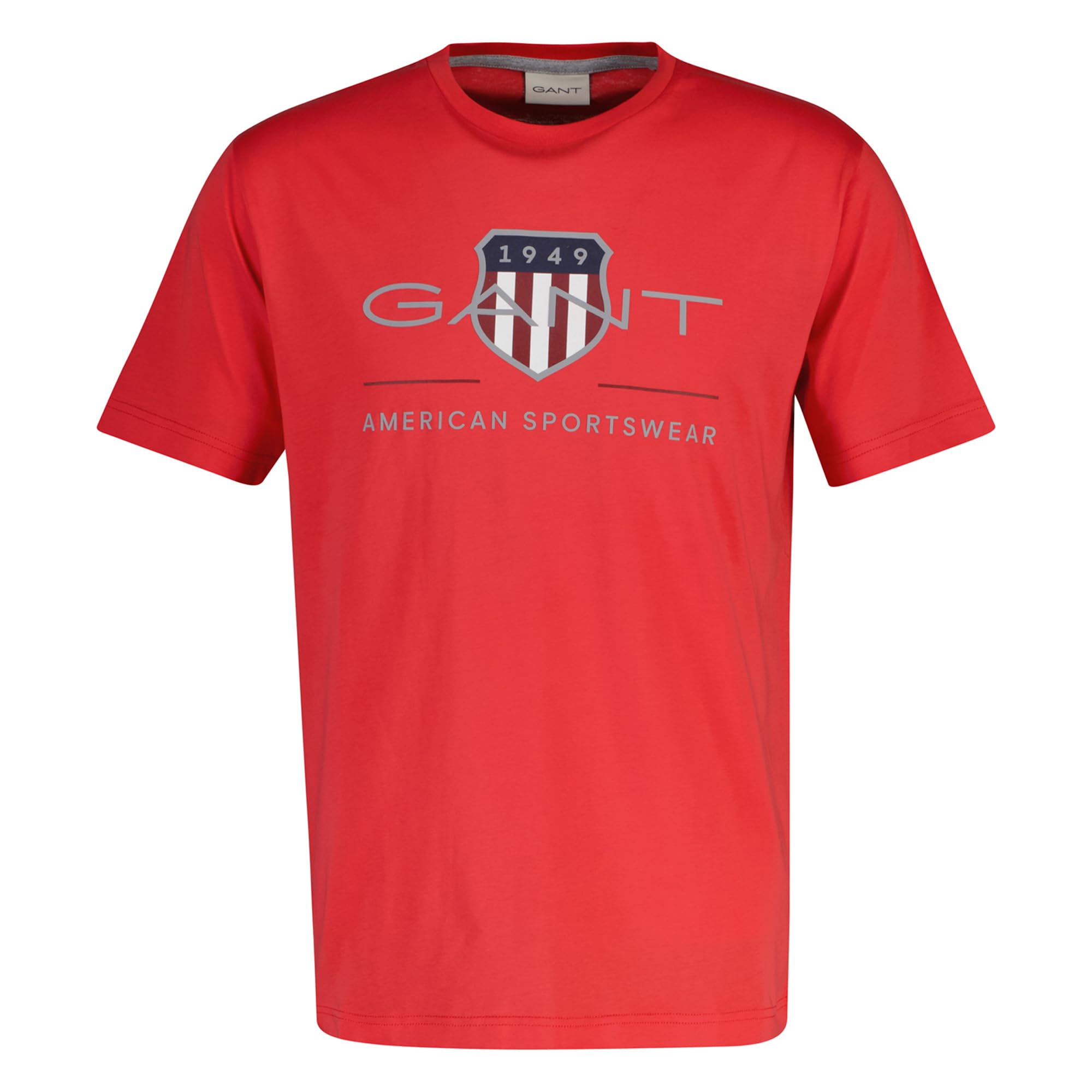 Gant Men's Rose-Red Reg Archive Shield Ss T-Shirt