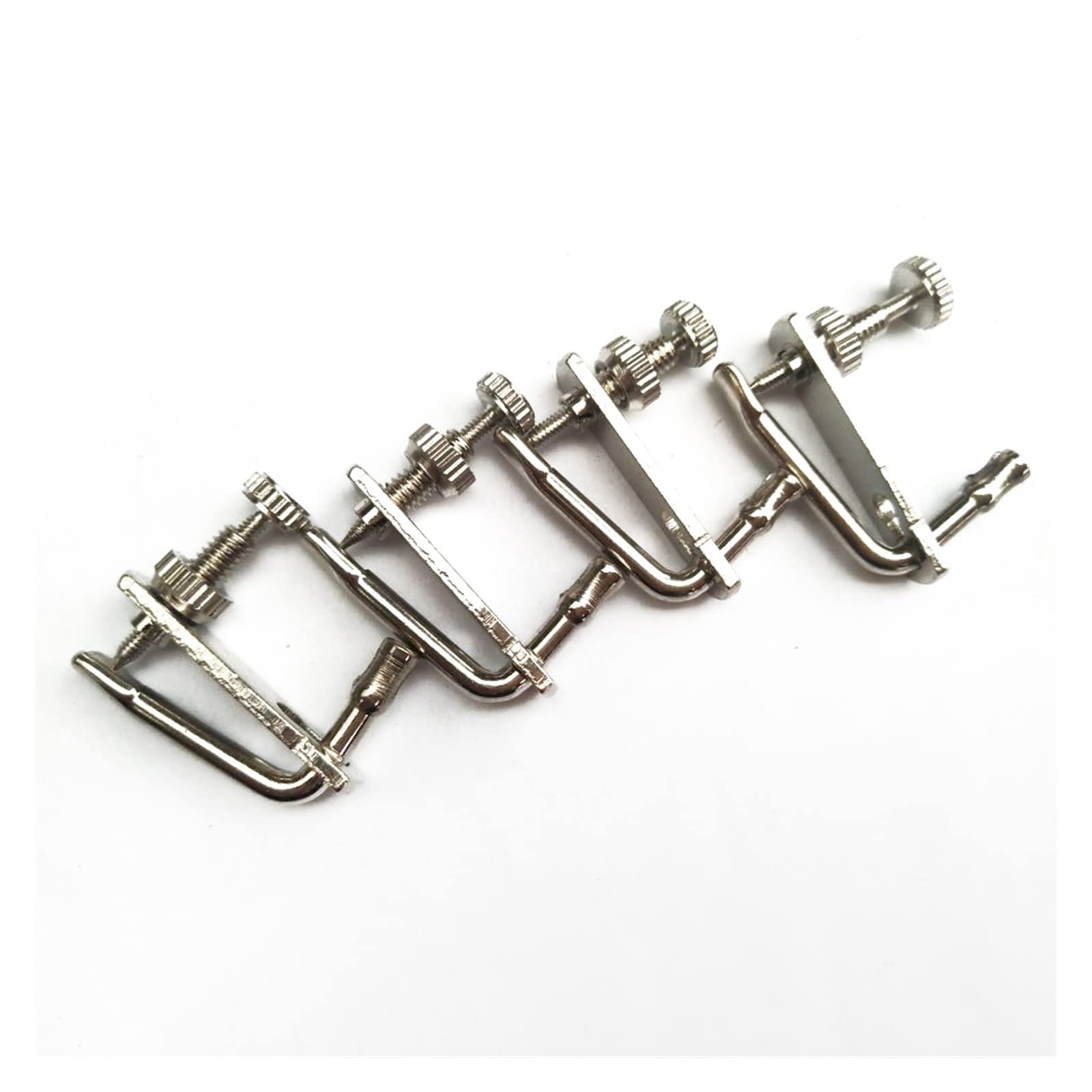 Accessori per Violino 20pcs Nichelato Violino Accordatore Fine Argento Corde per Violino Gancio Full Size Violino Accessori per Violino (Color : 1/4)