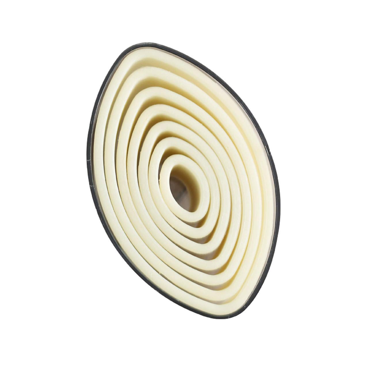 G.g.w Jp-Szfh-Bgym0324-Ty-7Pcs 7Pcs Ellipse Plastic Cup Cake Fondant Sugarcraft Cookie Cutters Cake Decorating Plunger Cutters Icing Modelling Tool Sugarcraft Cake Cutter
