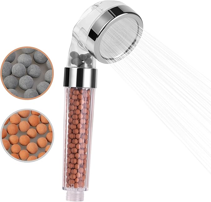 Vicloon Shower Head, Ionic Shower Head 3Layer Filtration High Pressure