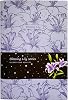 Soft Cover Journal, Art Journal, Sketch book, Thick Paper Sketchbook, A5, Drawing Notebook, Blank Page, Lay Flat, Unlined, Flower Cover, Purple