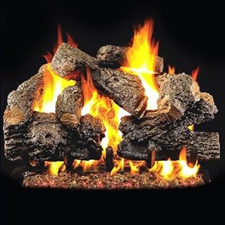 Peterson Real Fyre 24-Inch Charred Royal English Oak Gas Logs (Logs Only - Burner Not Included)
