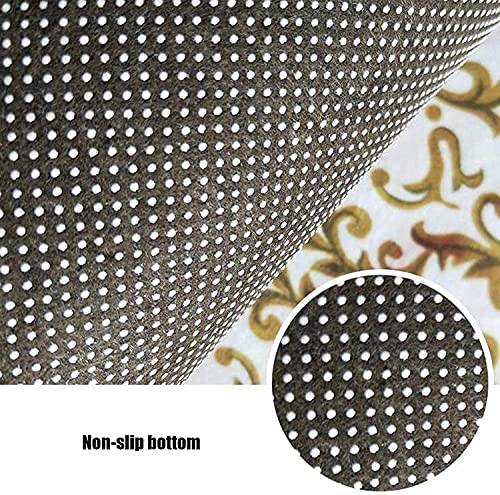 Alfombra pasillera lavable de hojas verdes antideslizante para pasillo y cocina de 80x120 cm 5