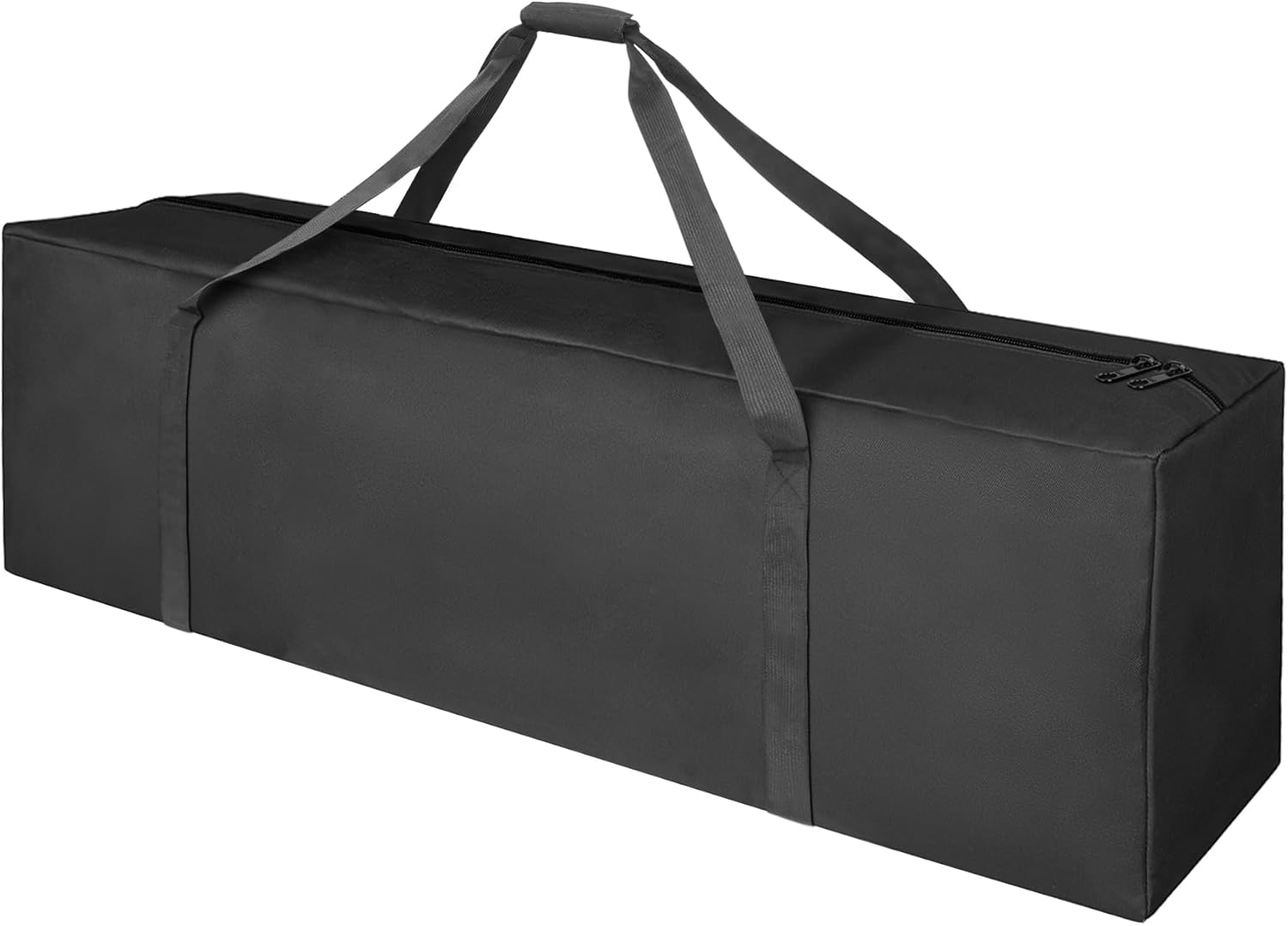 Extra Large Duffle Bag for Travel- 163L Big Storage Bag with 2-way Lockable Zippers, Water Resistant (52" Black)