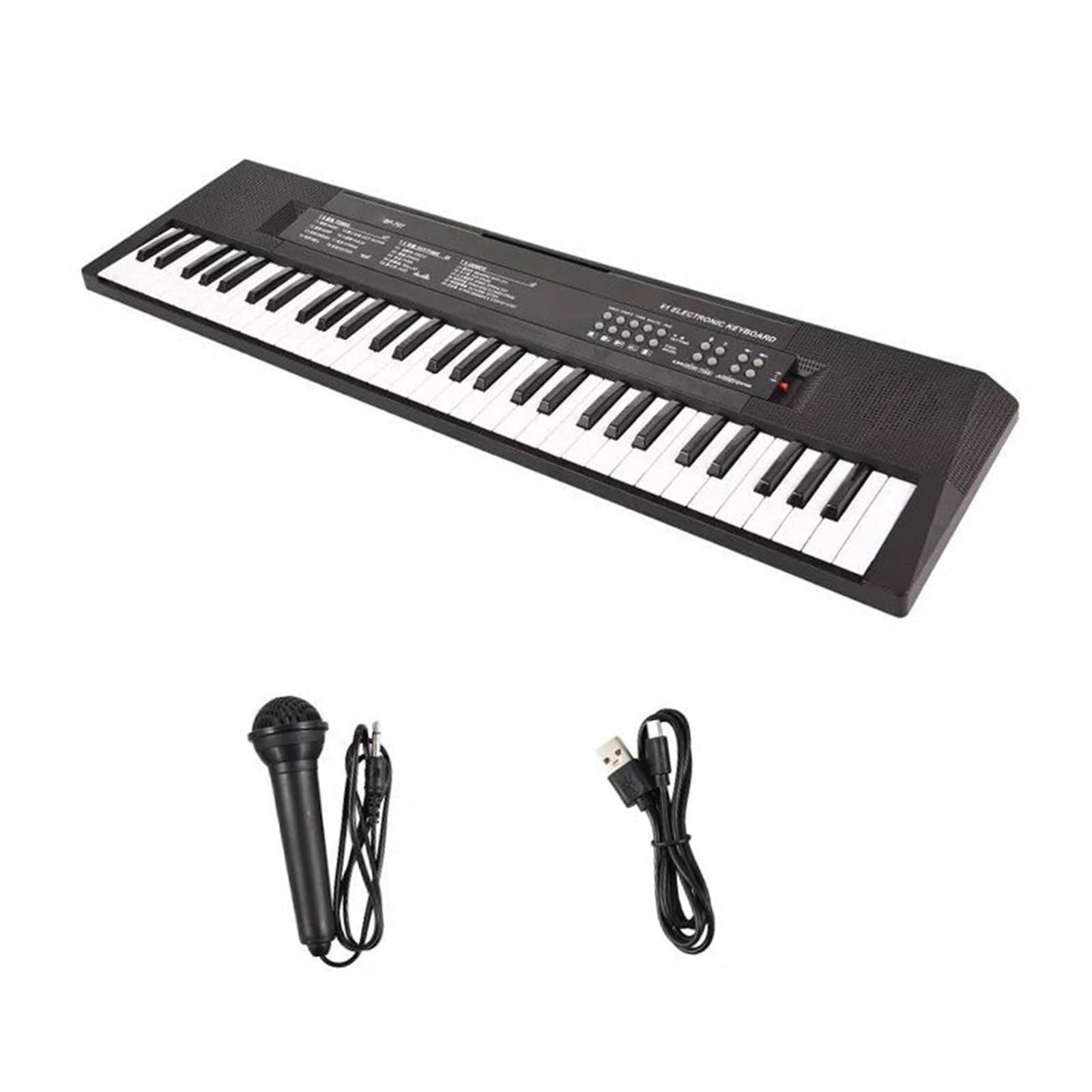 Pianino Elektroniczne Profesjonalne Pianino Elektroniczne Z 61 Klawiszami Dwoma Głośnikami 8 Tonów 5 Rytmów Z Mikrofonem