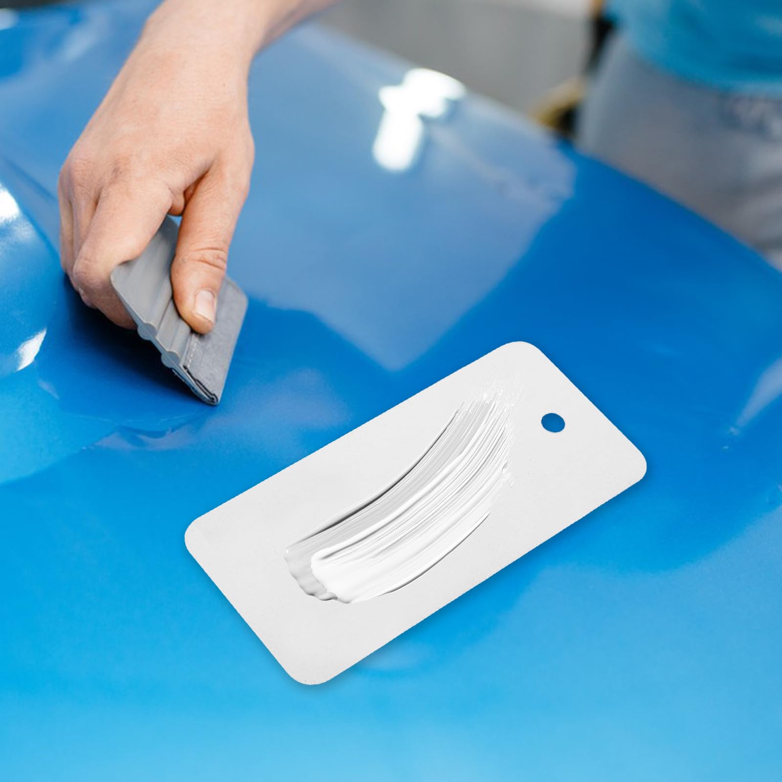 20 Stück Auto Lackiermuster aus Verzinktem Eisen Farbige Sprühlack Testtafel für Werkstätten und Messen Vielseitiges Display für Fahrzeugfolien und Autolackierung