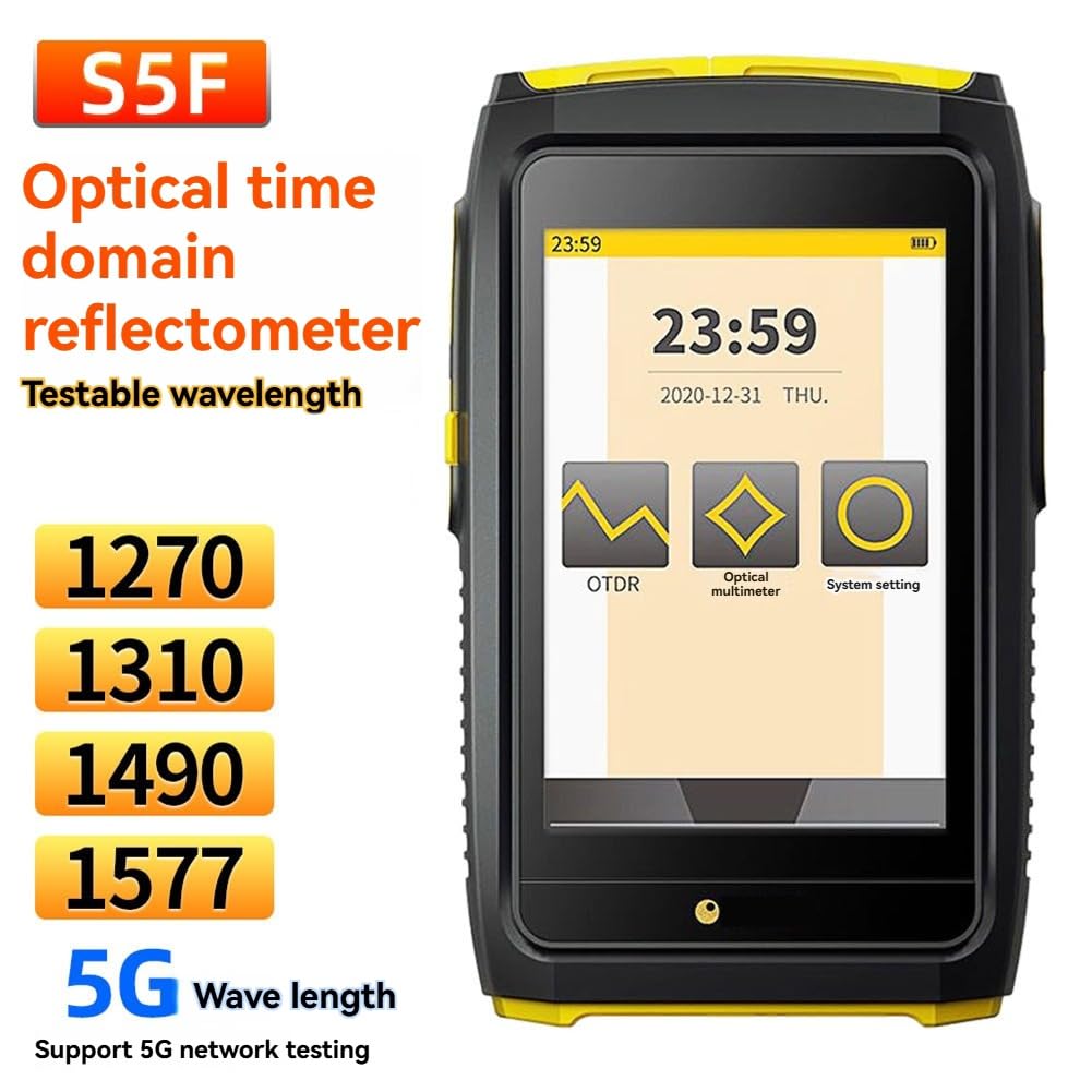 Mini OTDR Optic Otdr Optique Active Fiber Livetest 1550nm 20dB 80km SC Réflectomètre fibre optique écran tactile