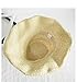 Fashionable Women's Sun hat, Versatile and Foldable Straw Bucket Handcrafted hat, Wide Brim Travel for Beach Summer Vacation (US, Alpha, Medium, 56-58cm, Khaki)