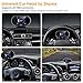 KONNWEI KW206 Car OBD2 HUD Digital Meter Gauge All in One Automotive Trip Computer Smart OBD Speedometer Water Temperature Fuel Pressure Tester for All 2003 and Newer Cars